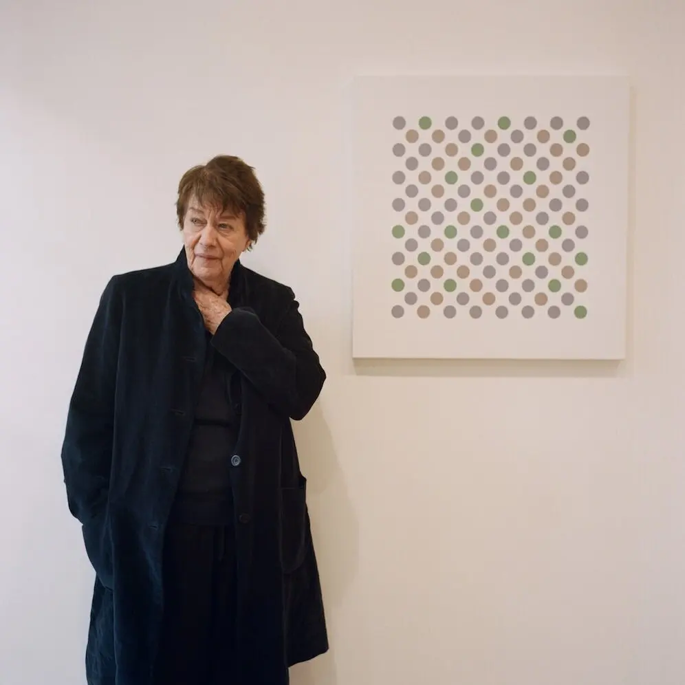 Portrait of Bridget Riley, 2018