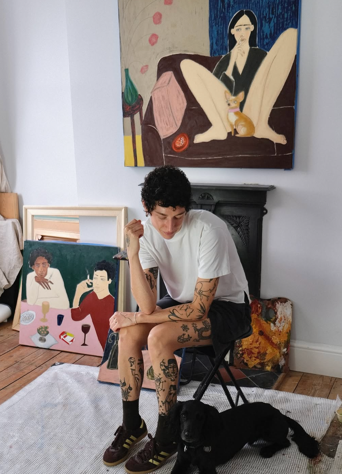 5. She sits within a new wave of figurative painters