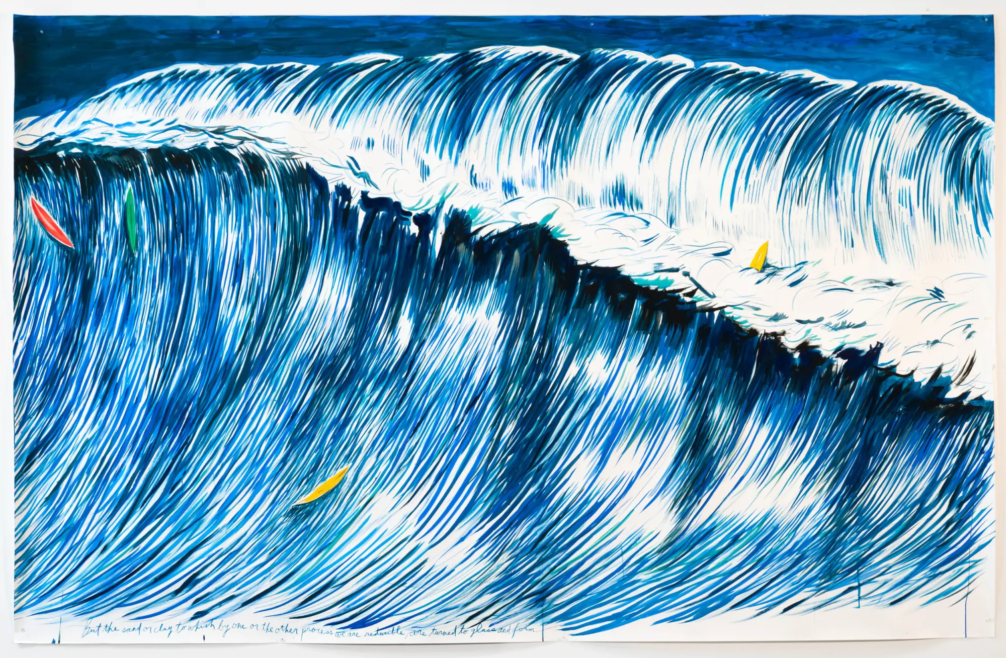 Raymond Pettibon, No Title (But the sand...), 2011