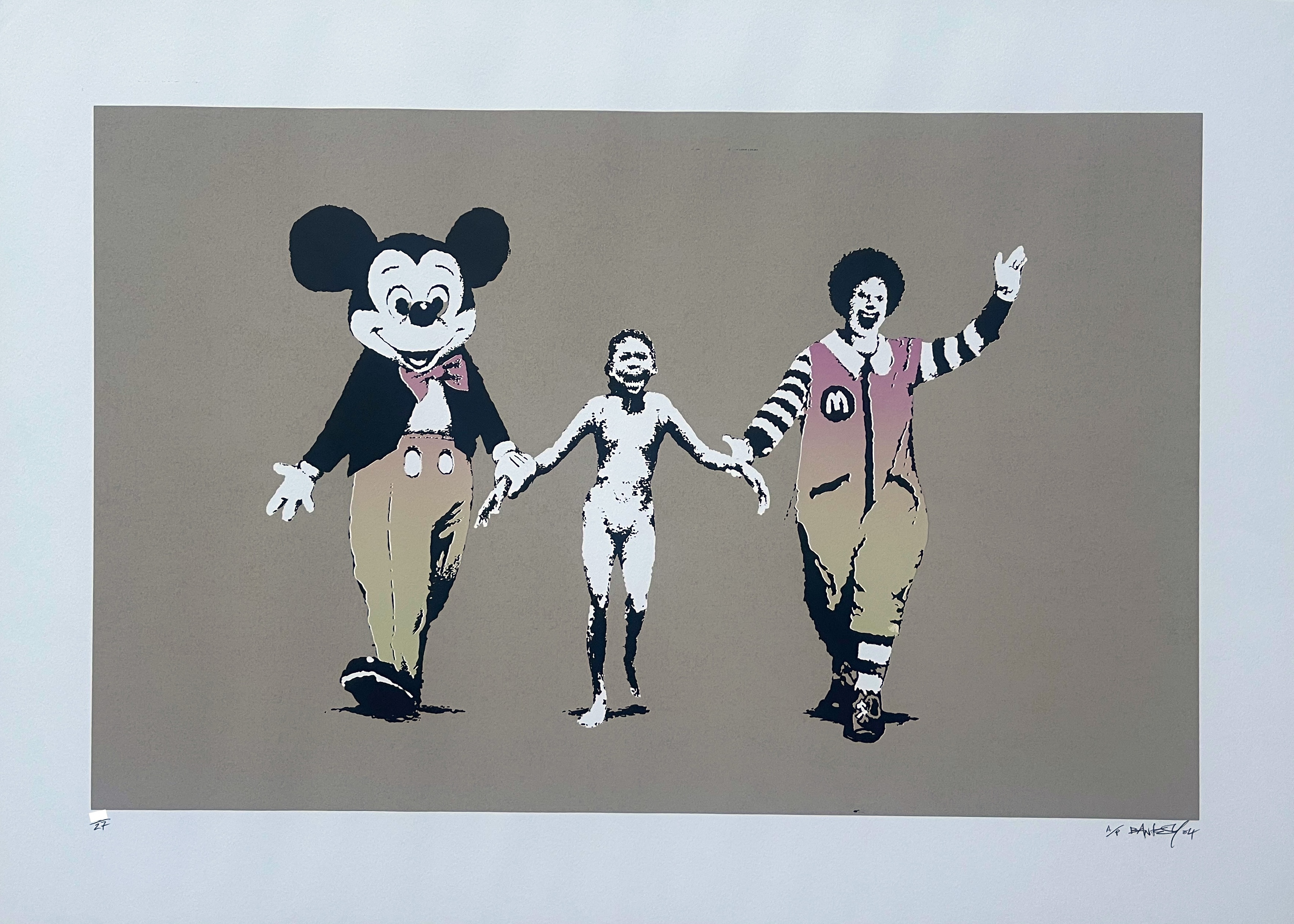 Banksy - Napalm (Rare AP - Rainbow Version) - Signed | Hang-Up Gallery