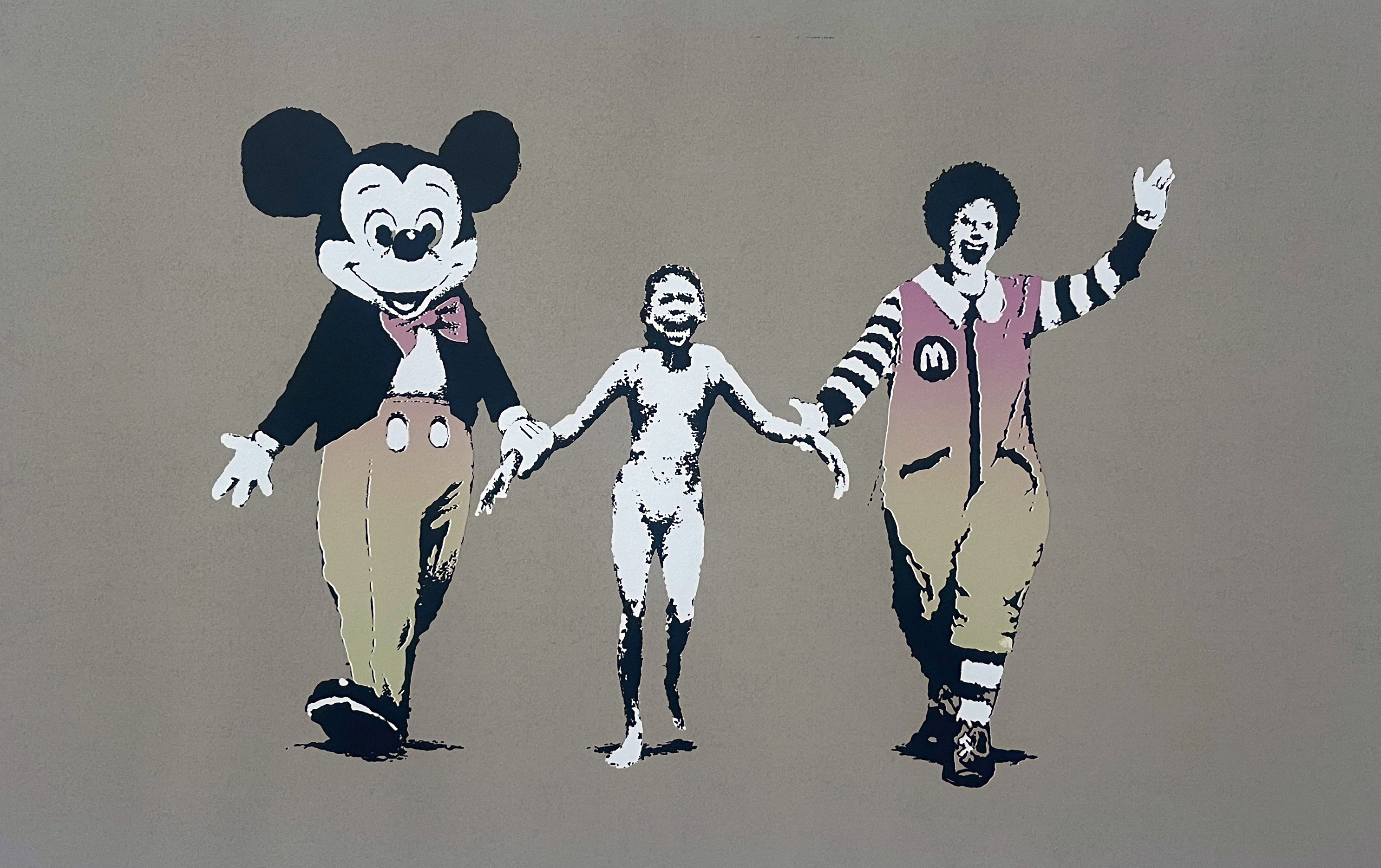 Banksy - Napalm (Rare AP - Rainbow Version) - Signed | Hang-Up Gallery