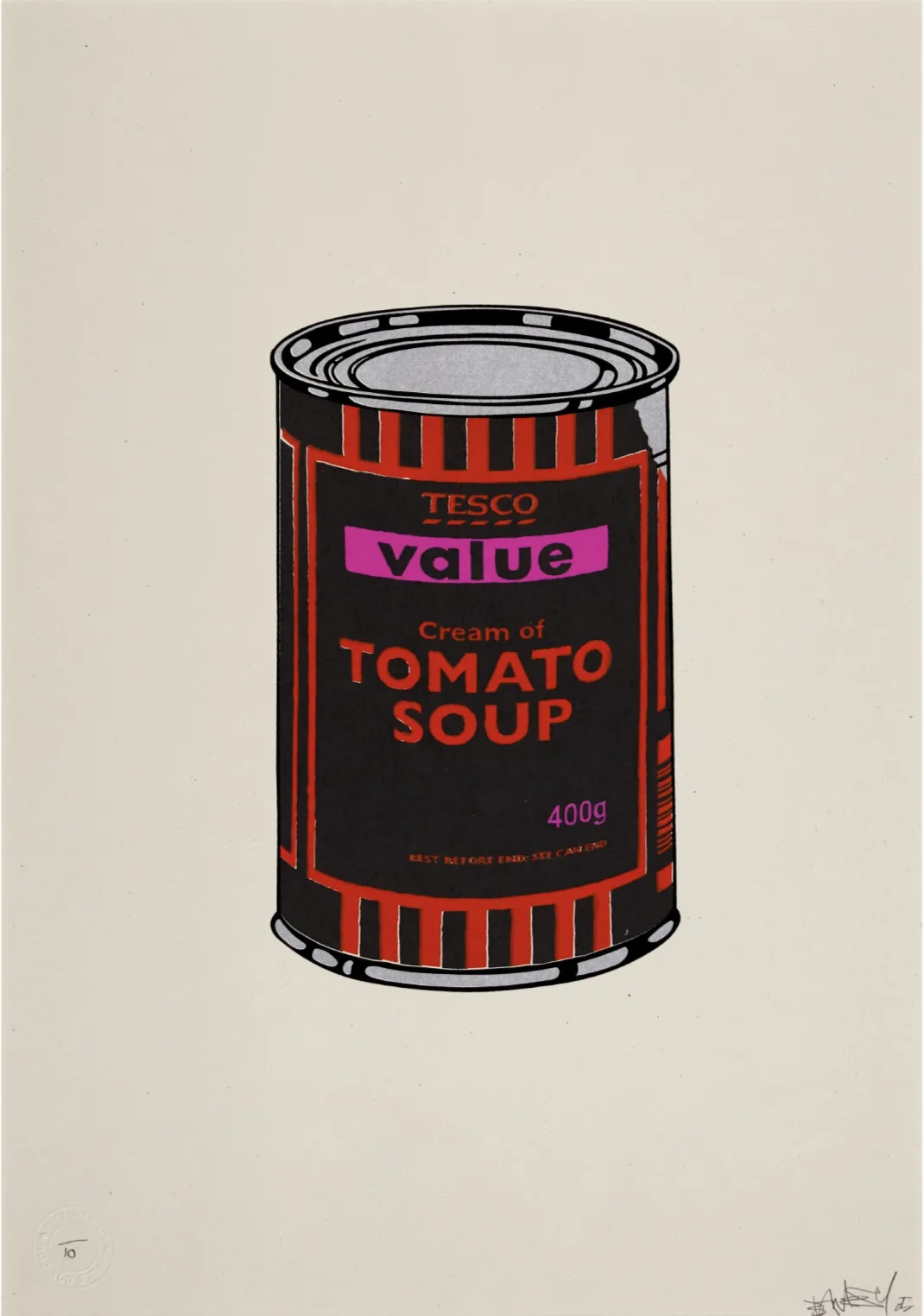 Soup Can - Black/Orange/Pink