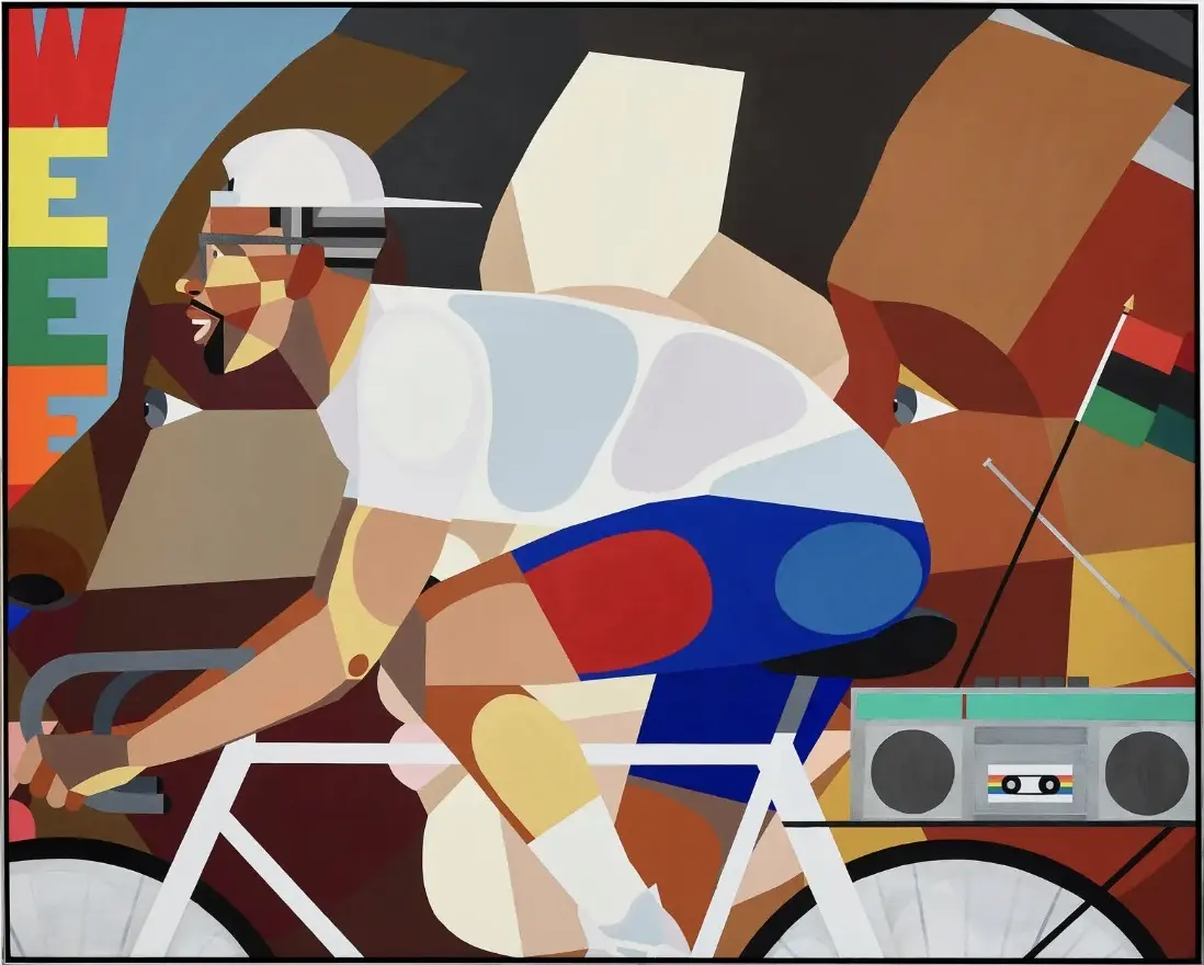 Derrick Adams, Weeee the People (2021), currently on show at I Can Show You Better Than I Can Tell You.
