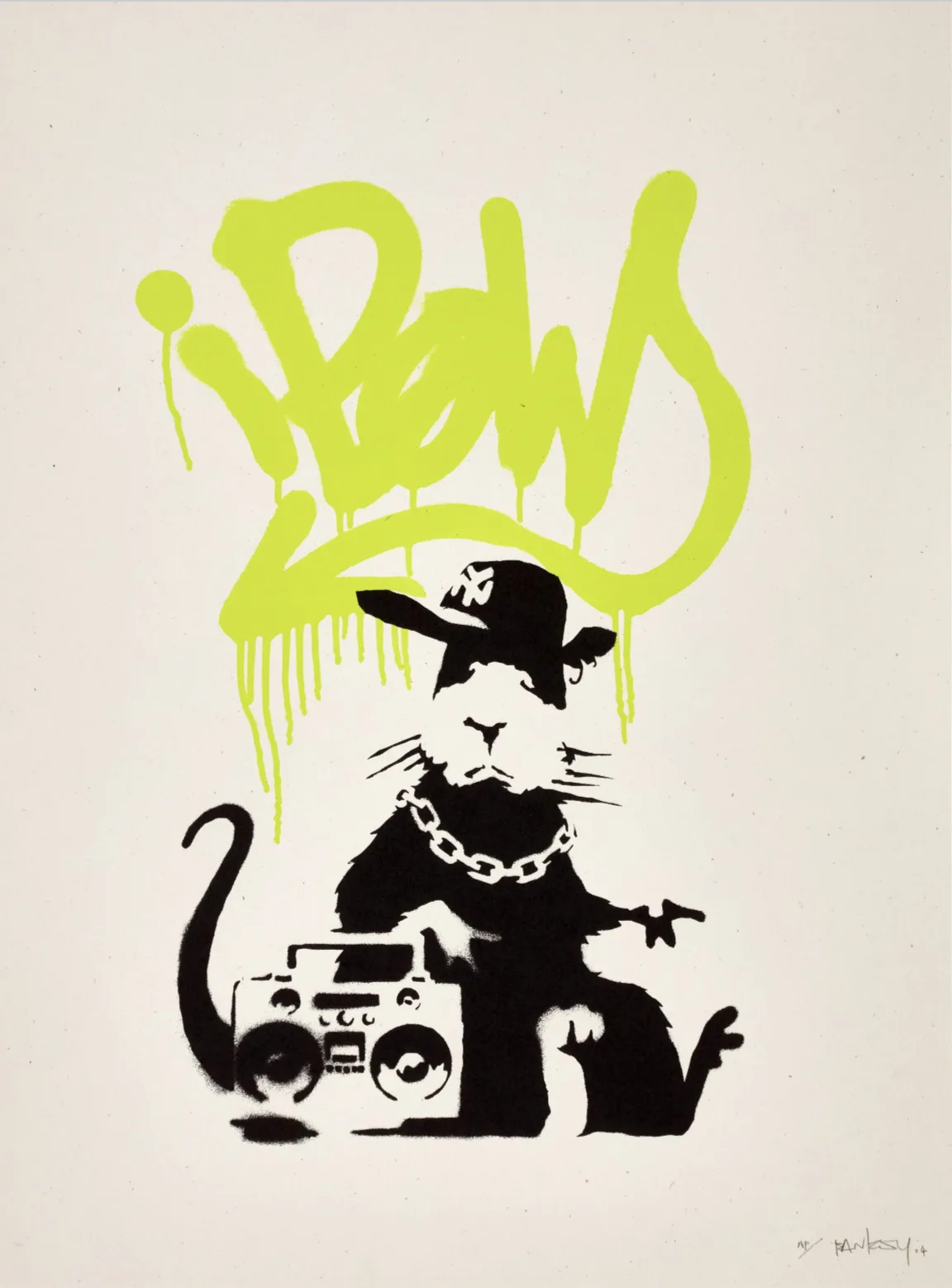 Gangsta Rat (Lime Green) AP - Signed
