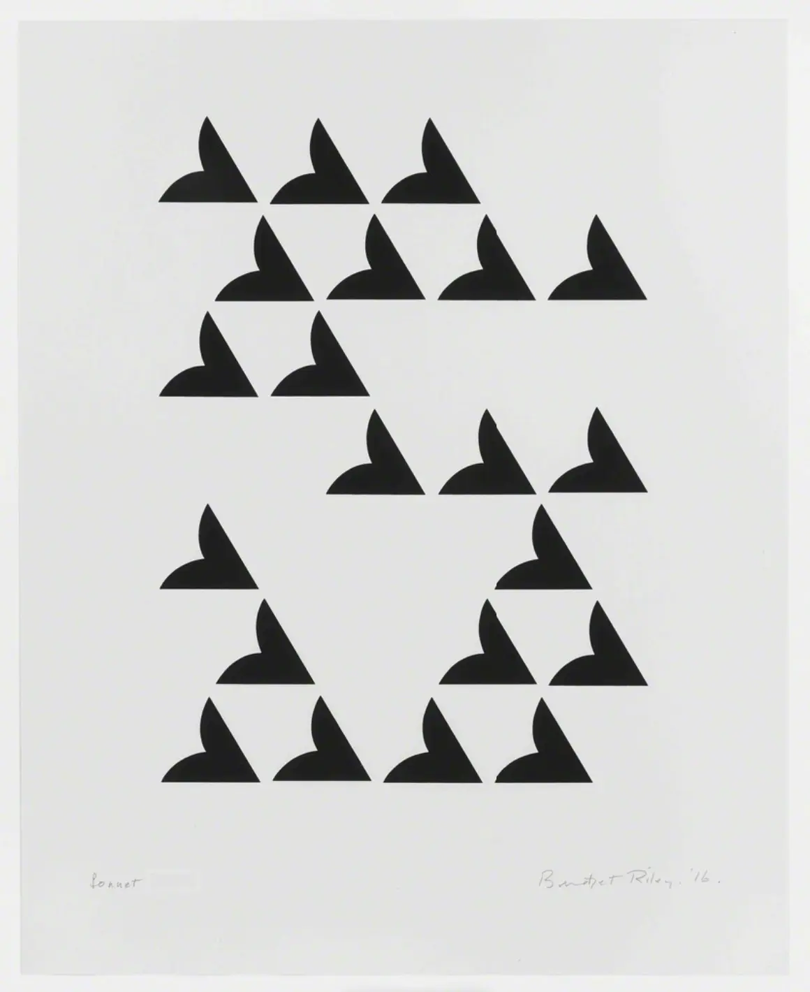 Bridget Riley's 'Sonnet', 2016 & 'Bagatelle 3', 2015