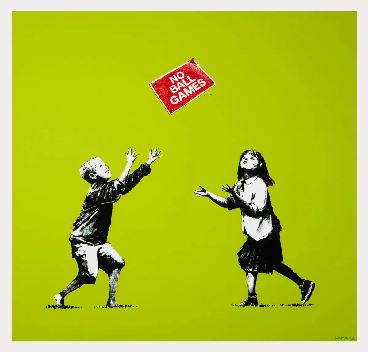 No Ball Games (Green) - Signed