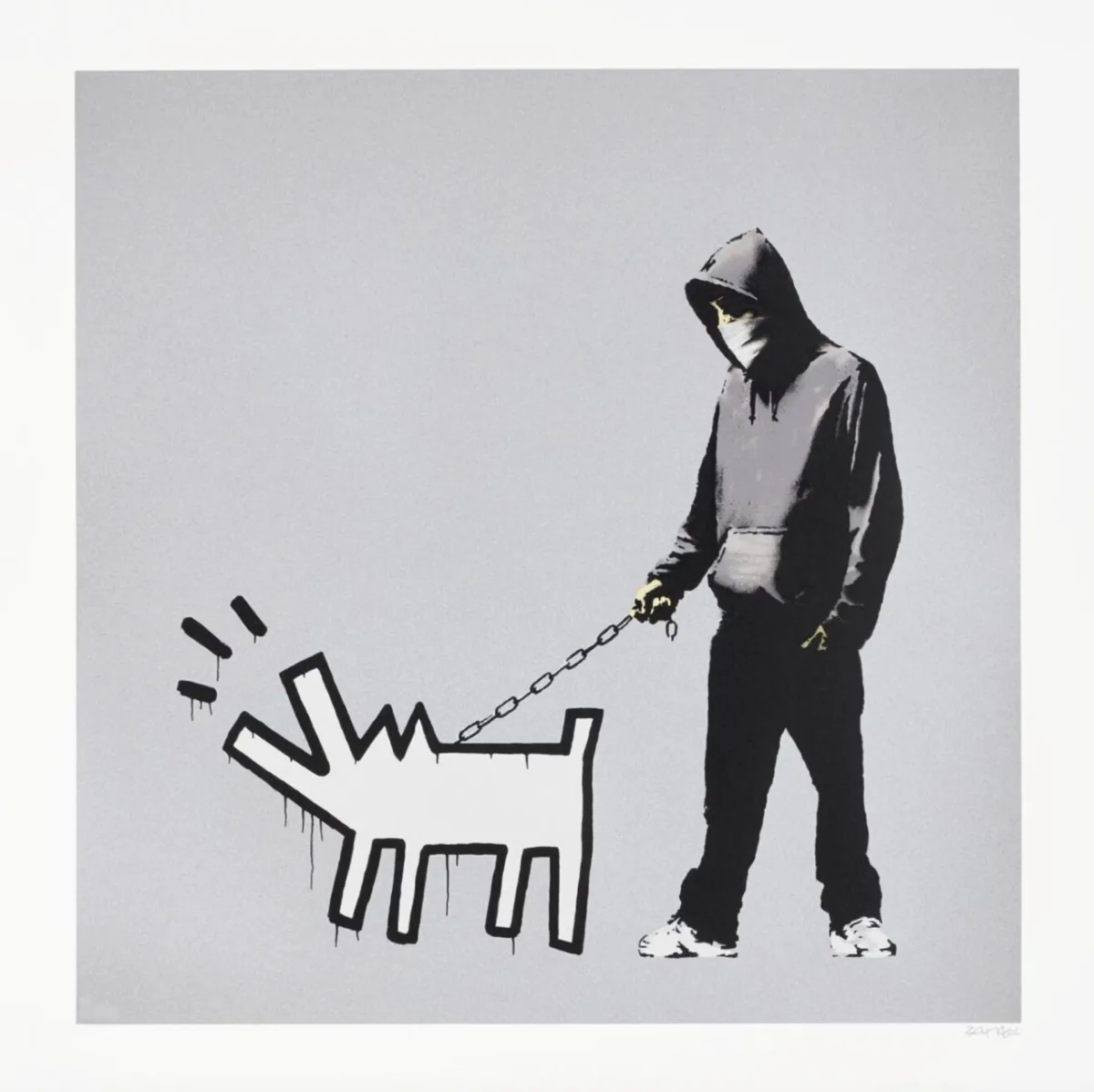 Banksy - Because I'm Worthless (Red) - Unsigned | Hang-Up Gallery