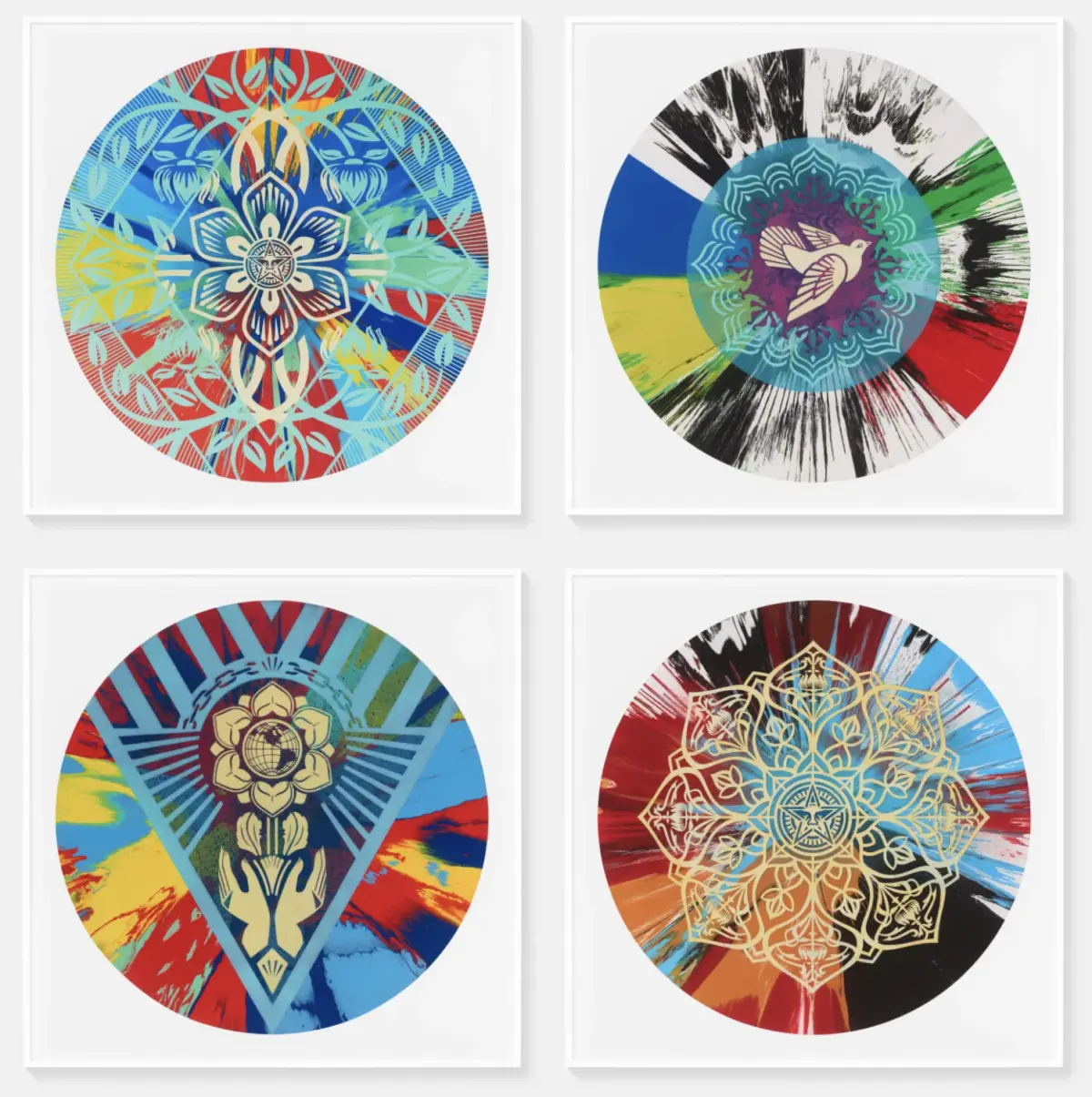 The Hope Paintings - Set of four