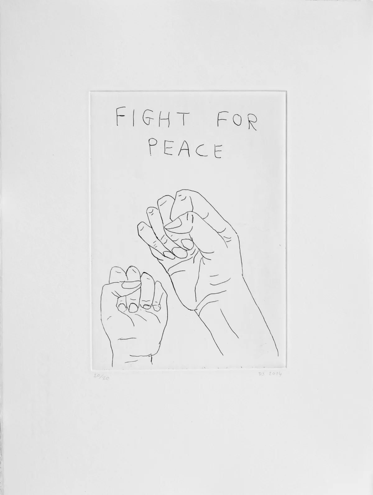 Fight for Peace (Etching)