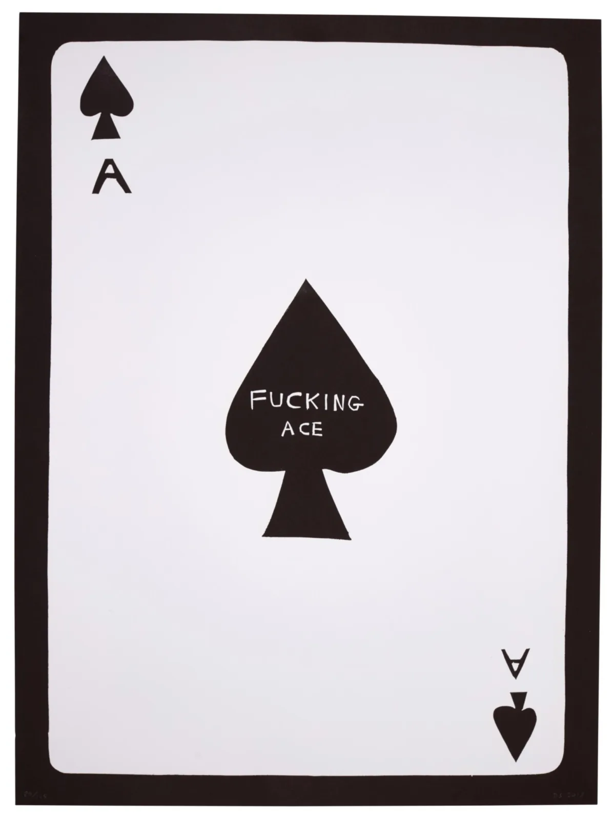 Fucking Ace (Linocut)