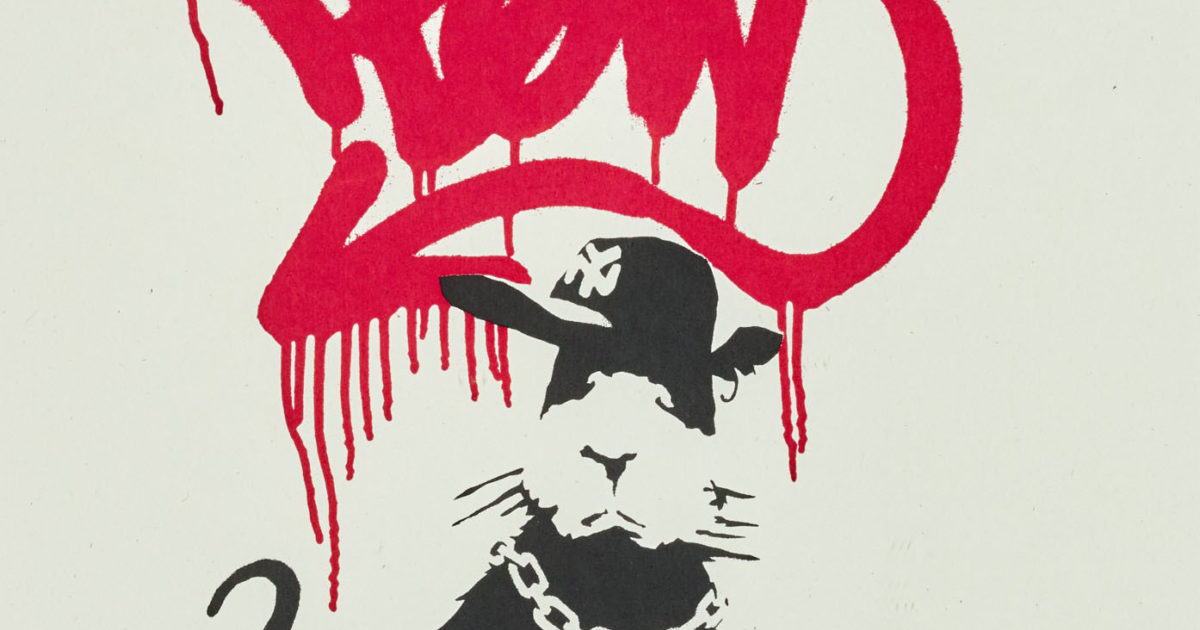 Banksy - Gangsta Rat - Unsigned | Hang-Up Gallery