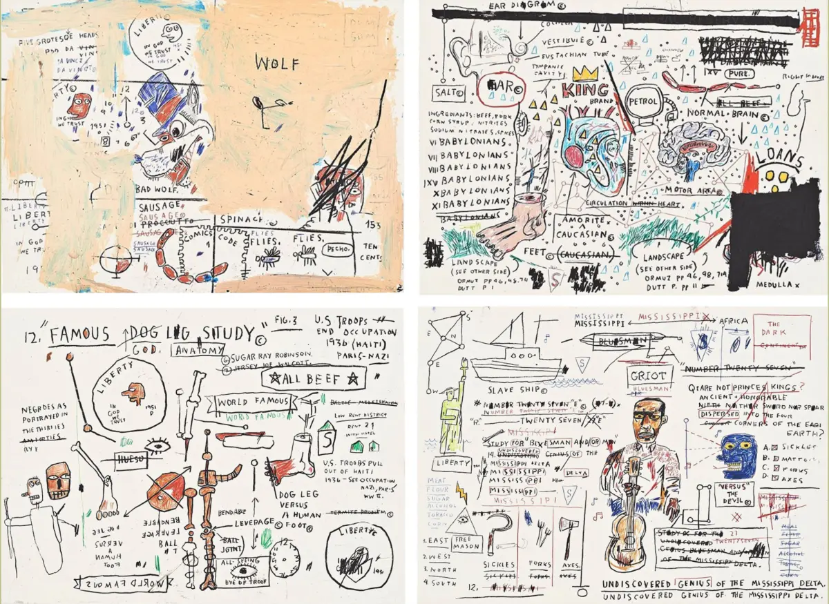 Wolf Sausage, King Brand, Dog Leg Study, Undiscovered Genius (Portfolio of four)