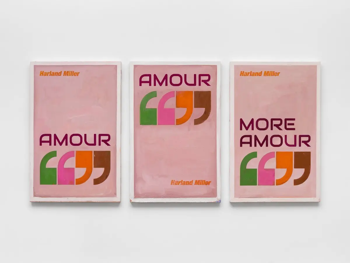 Amour, Amour, More Amour, 2021, oil on canvas.
