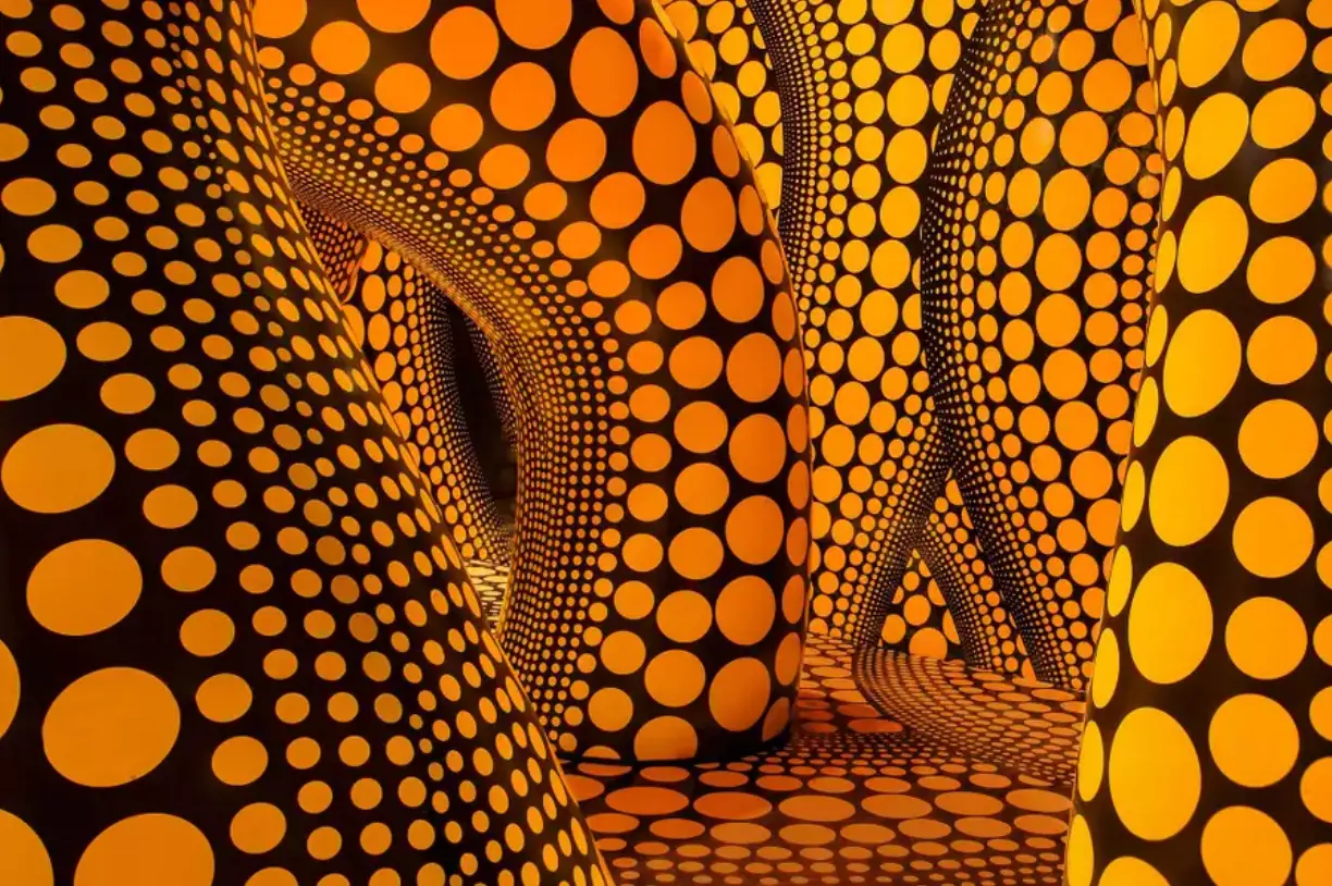 Inflatable artworks by Yayoi Kusama