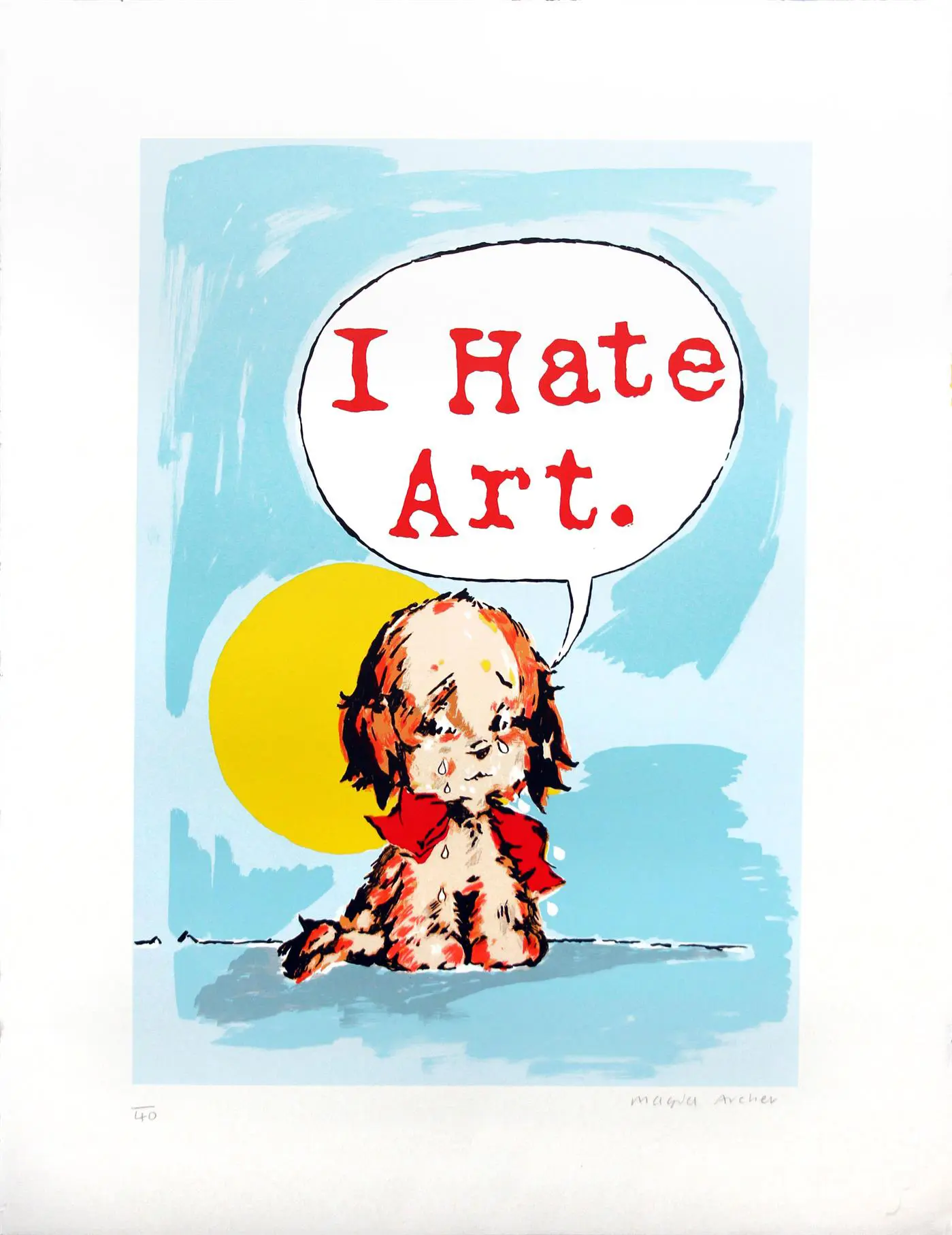 I Hate Art by Magda Archer, 2014