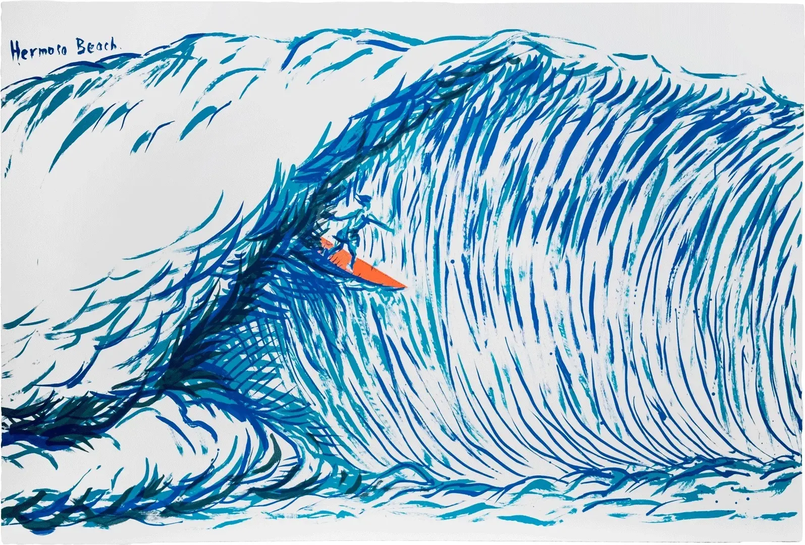 Raymond Pettibon, Untitled (Hermosa Beach), 2019