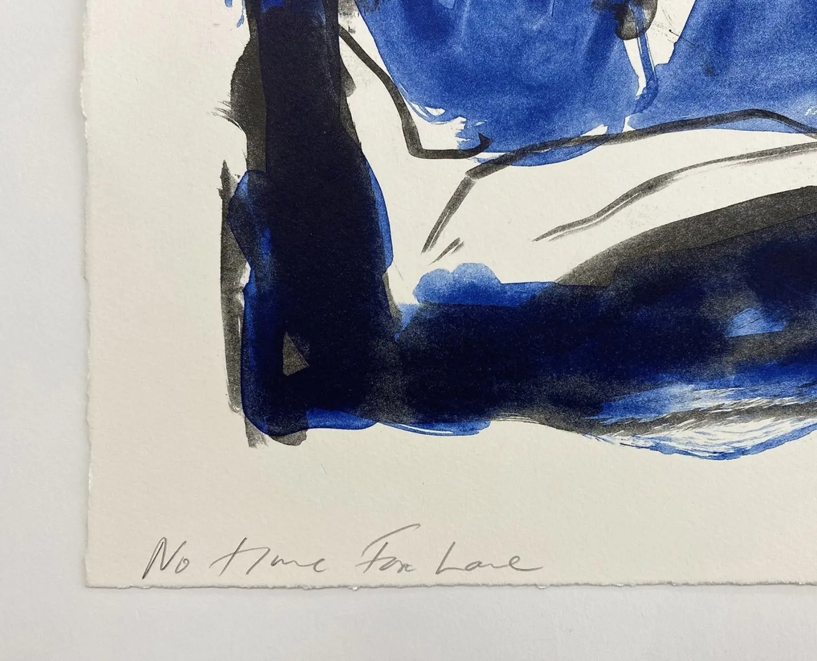 Detail of No Time For Love by Tracey Emin, 2020.