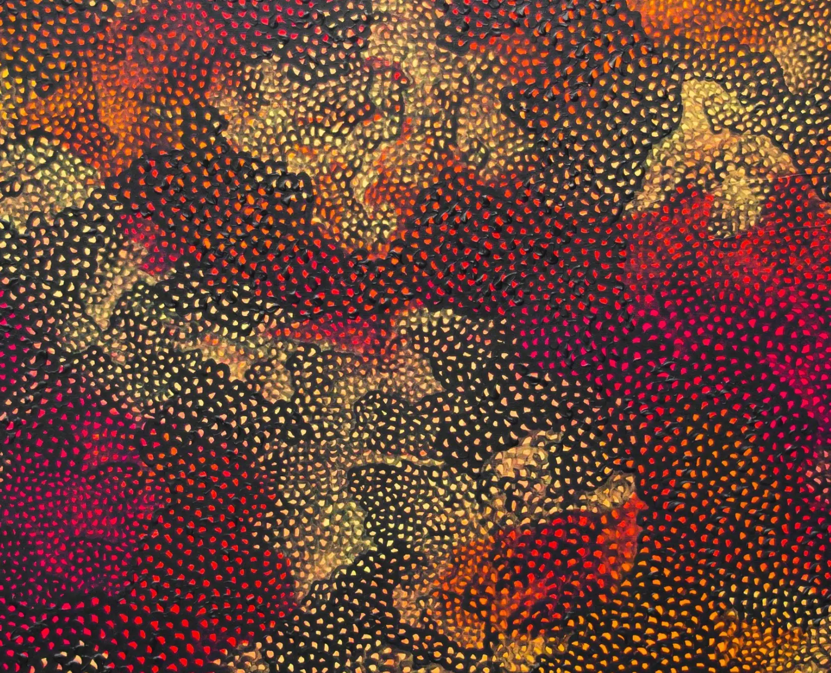 Yayoi Kusama, Infinity Nets, 2014, Acrylic on canvas