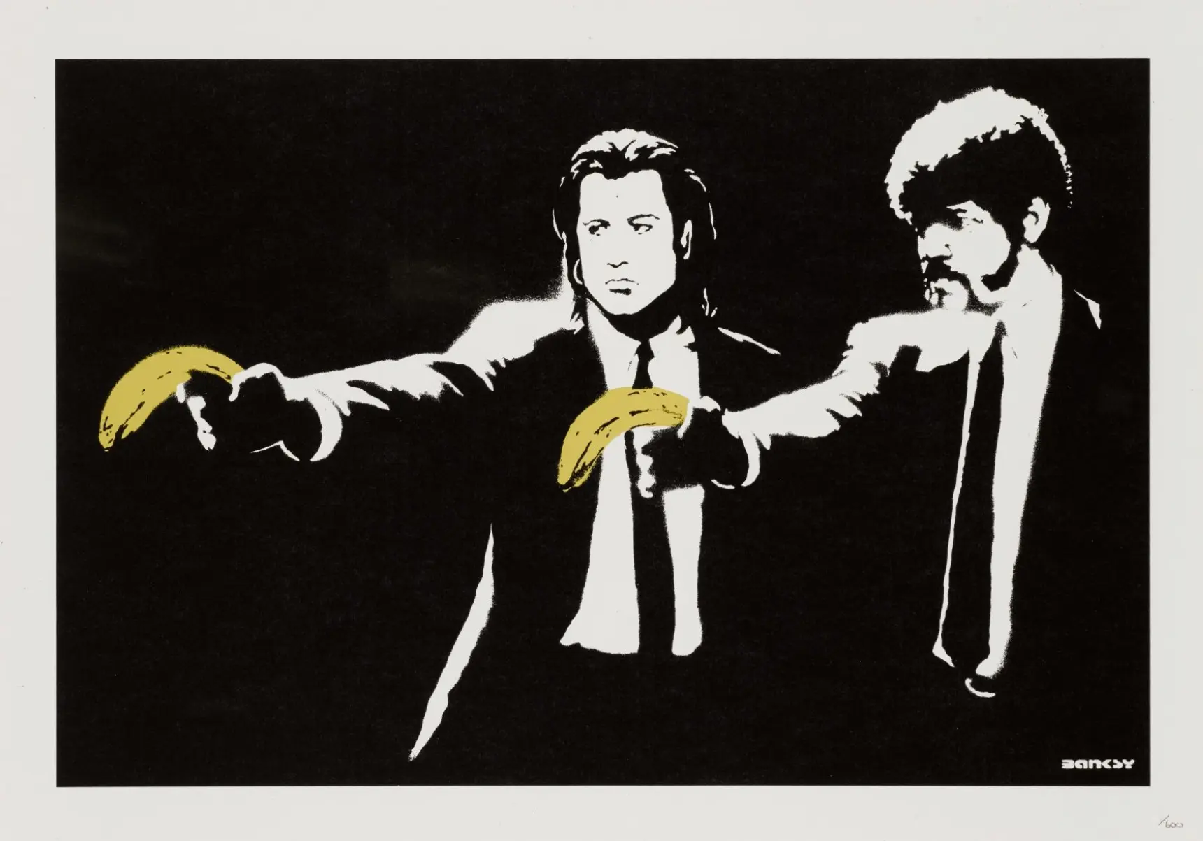 Pulp Fiction - Unsigned by Banksy, 2004