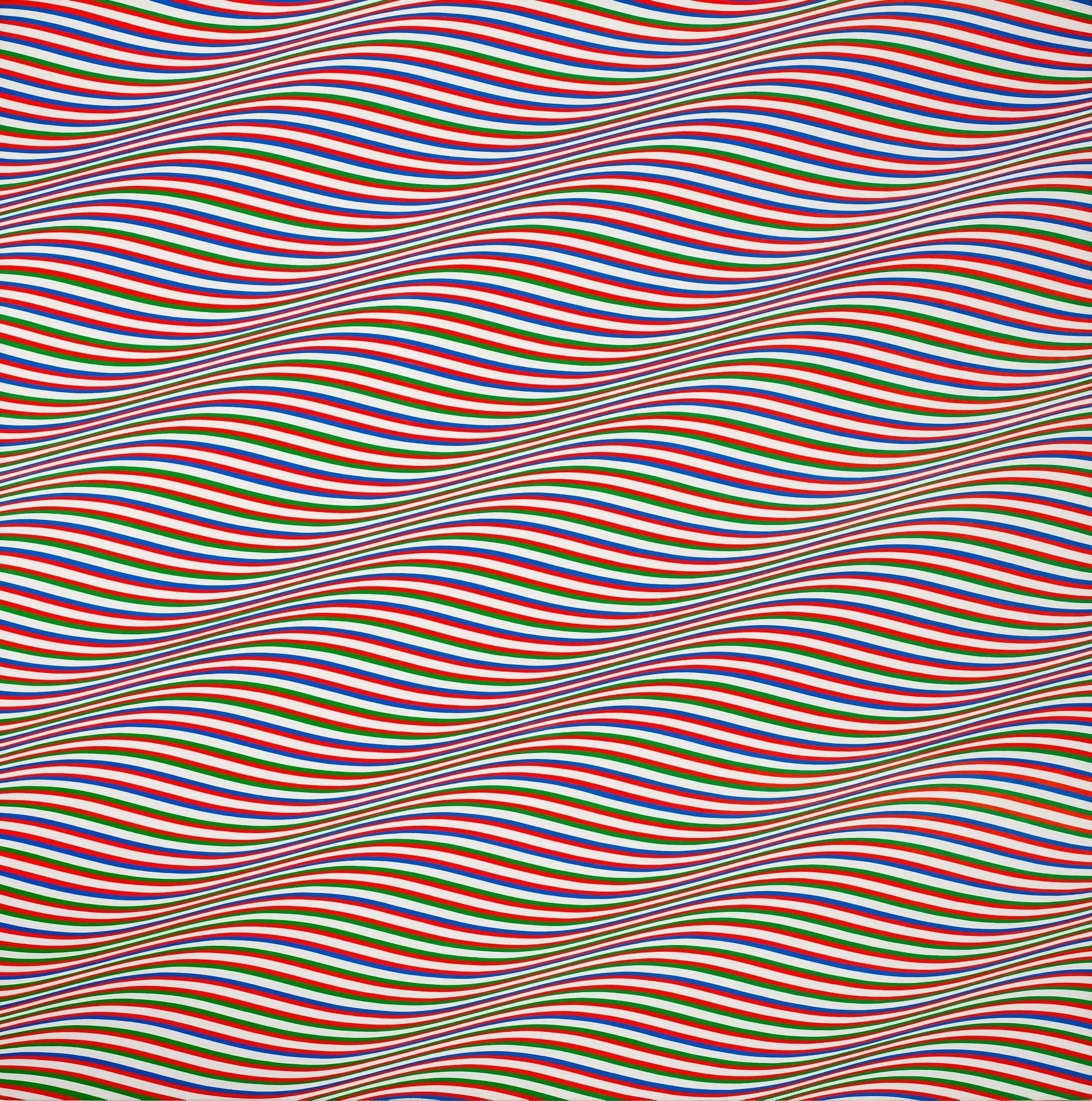 Bridget Riley, Gala, 1974, acrylic on canvas