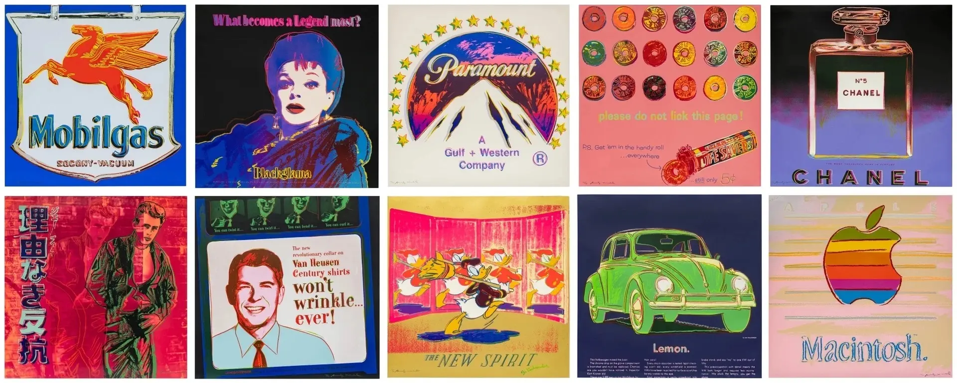 Andy Warhol, Ads (complete set), Sotheby's New York, 27 October 2022, £1,507,252