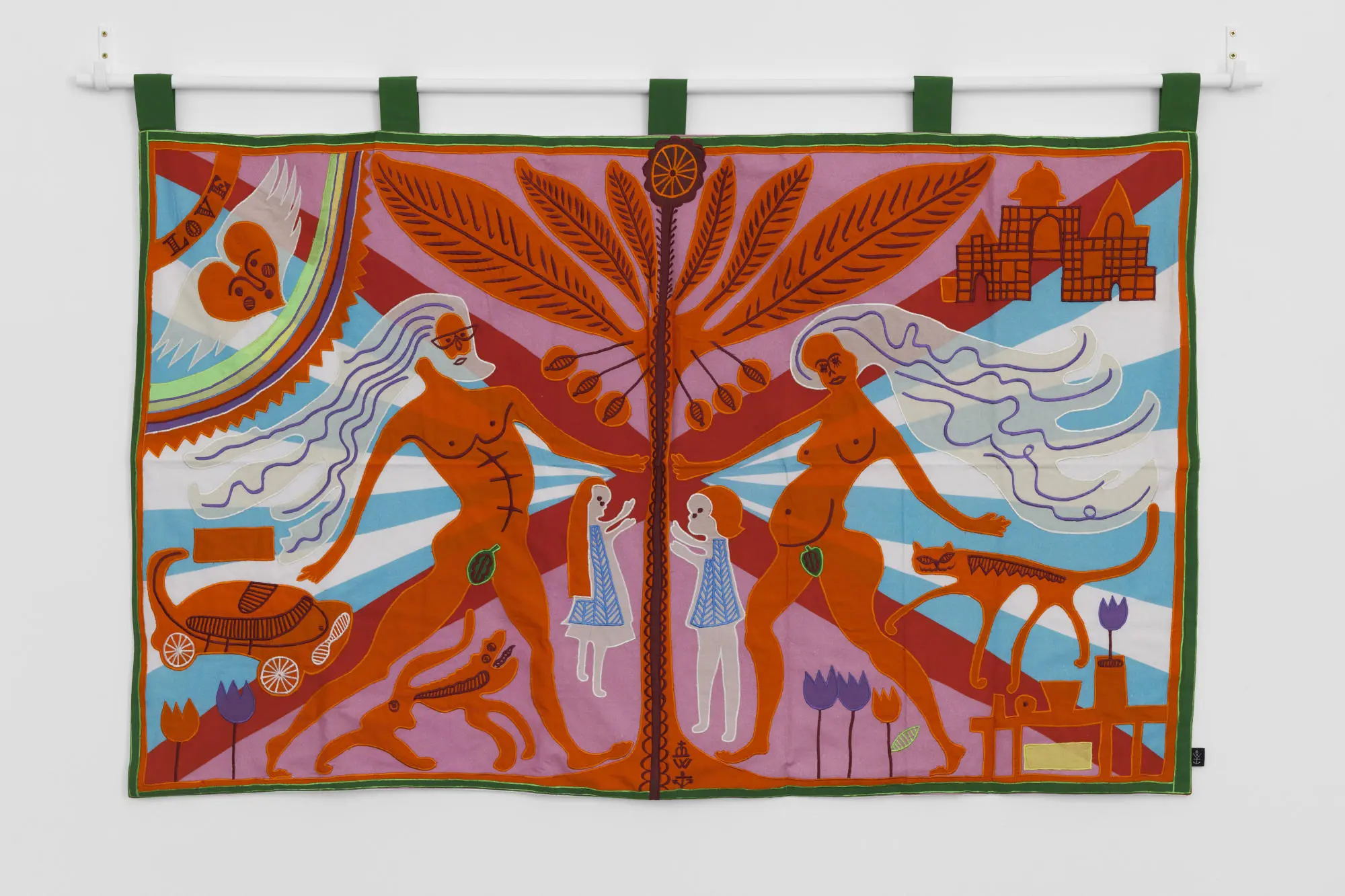 Marriage Flag by Grayson Perry, 2018.