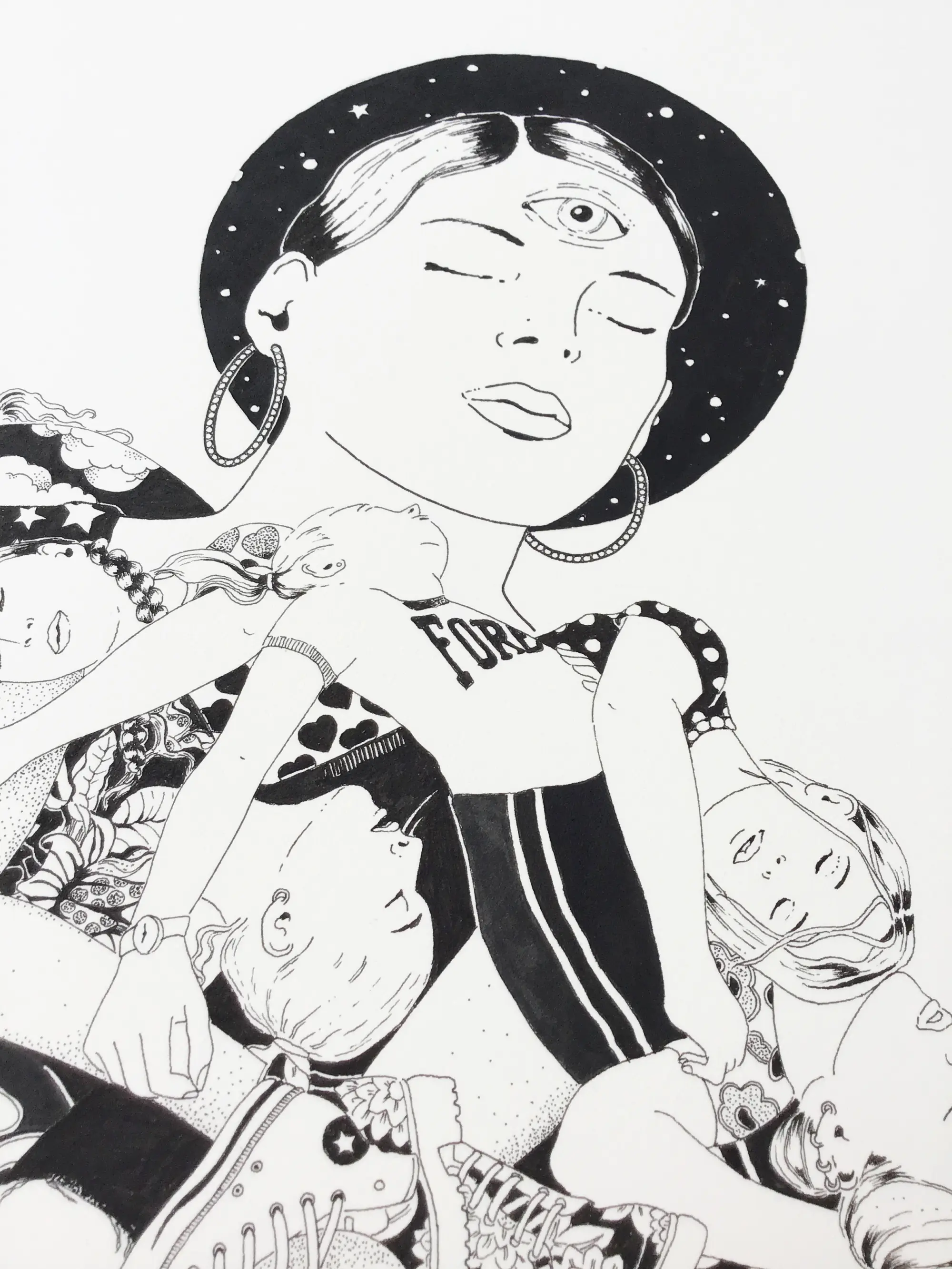 Details of "Troisieme Oeil"