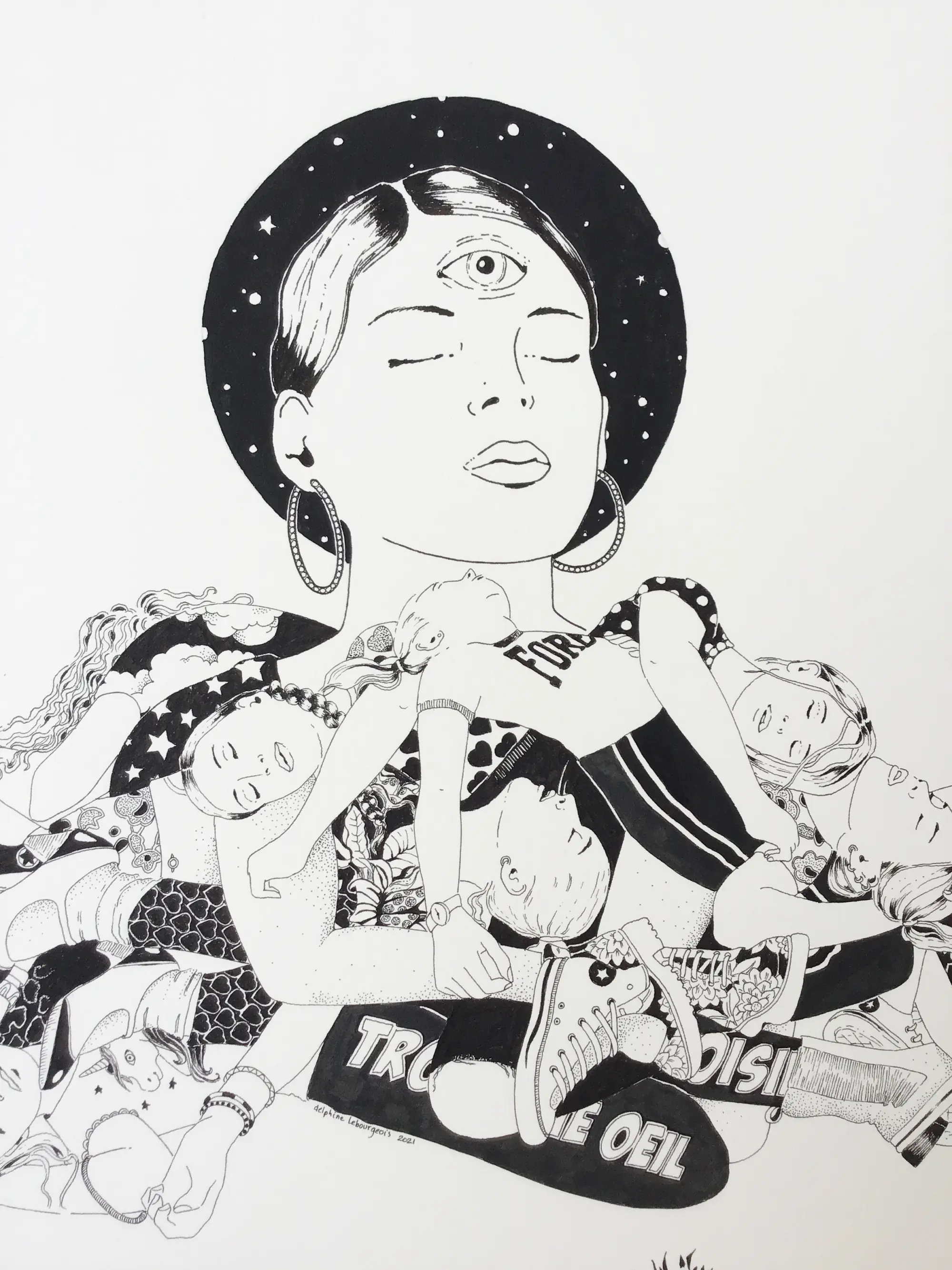 Details of "Troisieme Oeil"