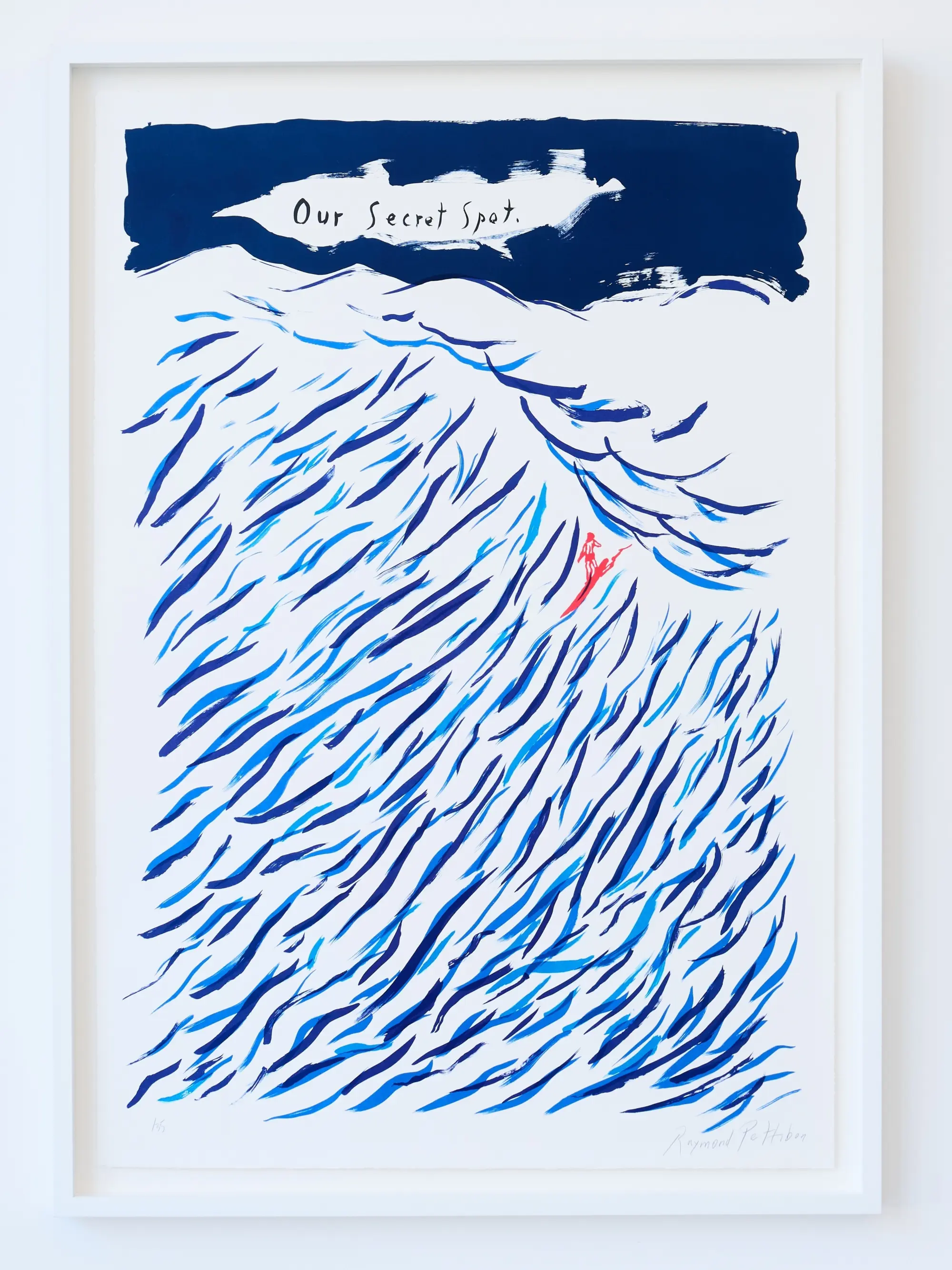 Raymond Pettibon, No Title (Our Secret Spot), 2022