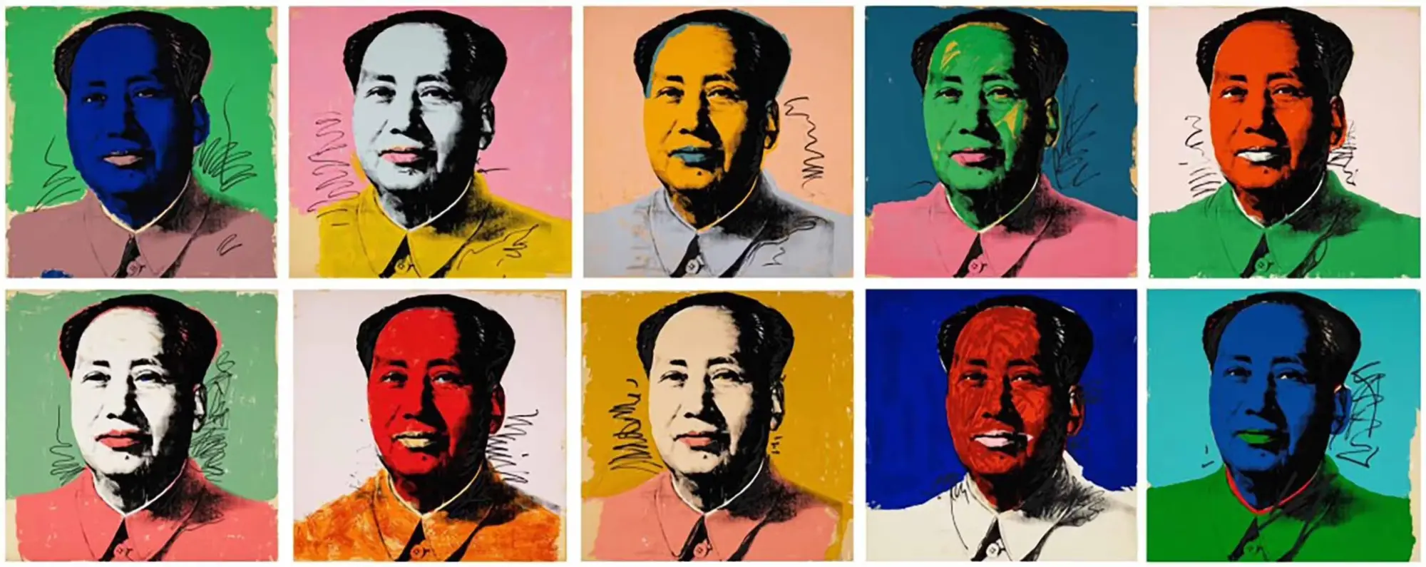 Andy Warhol, Mao (complete set), Sotheby's, London, 22 May 2012, £1,609,250