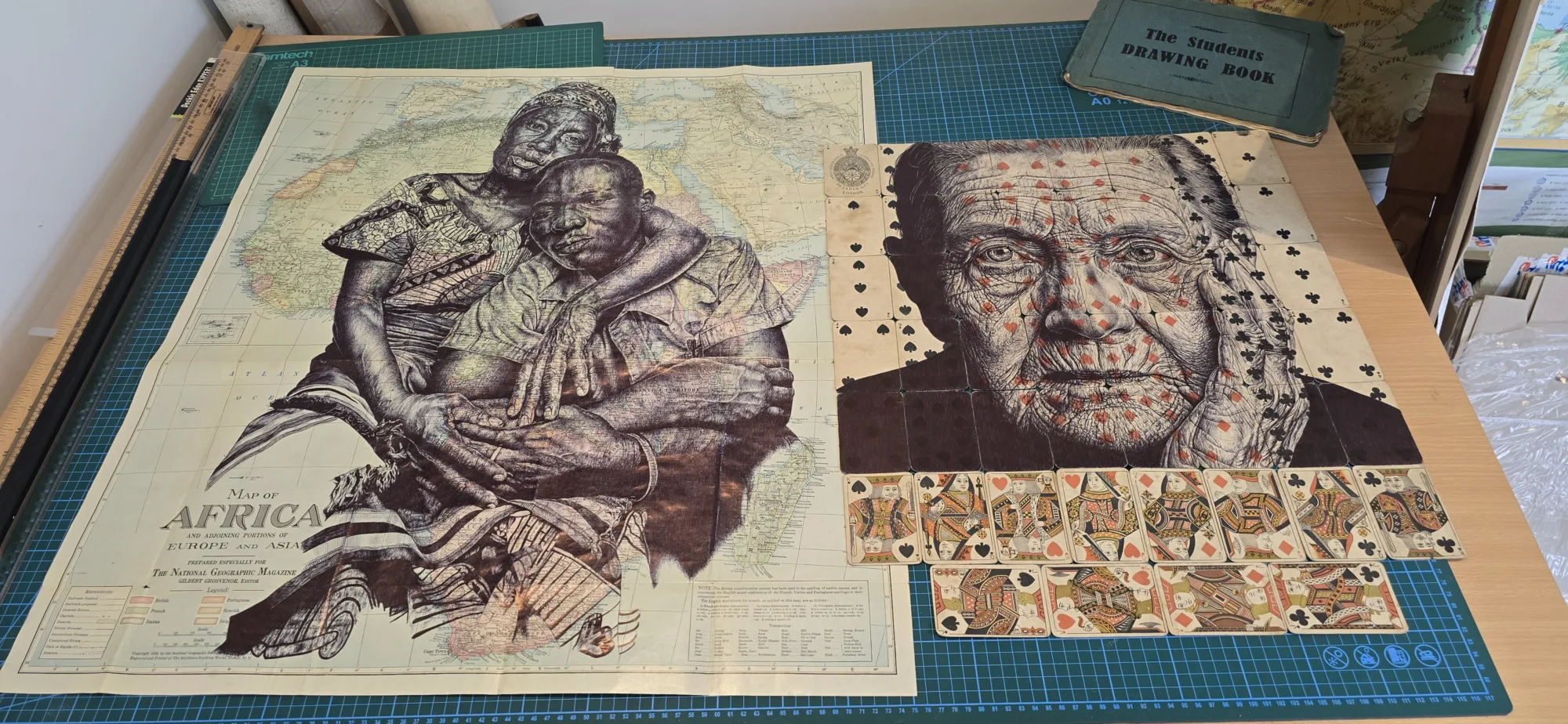 The First Map and A Shuffled Deck by Mark Powell