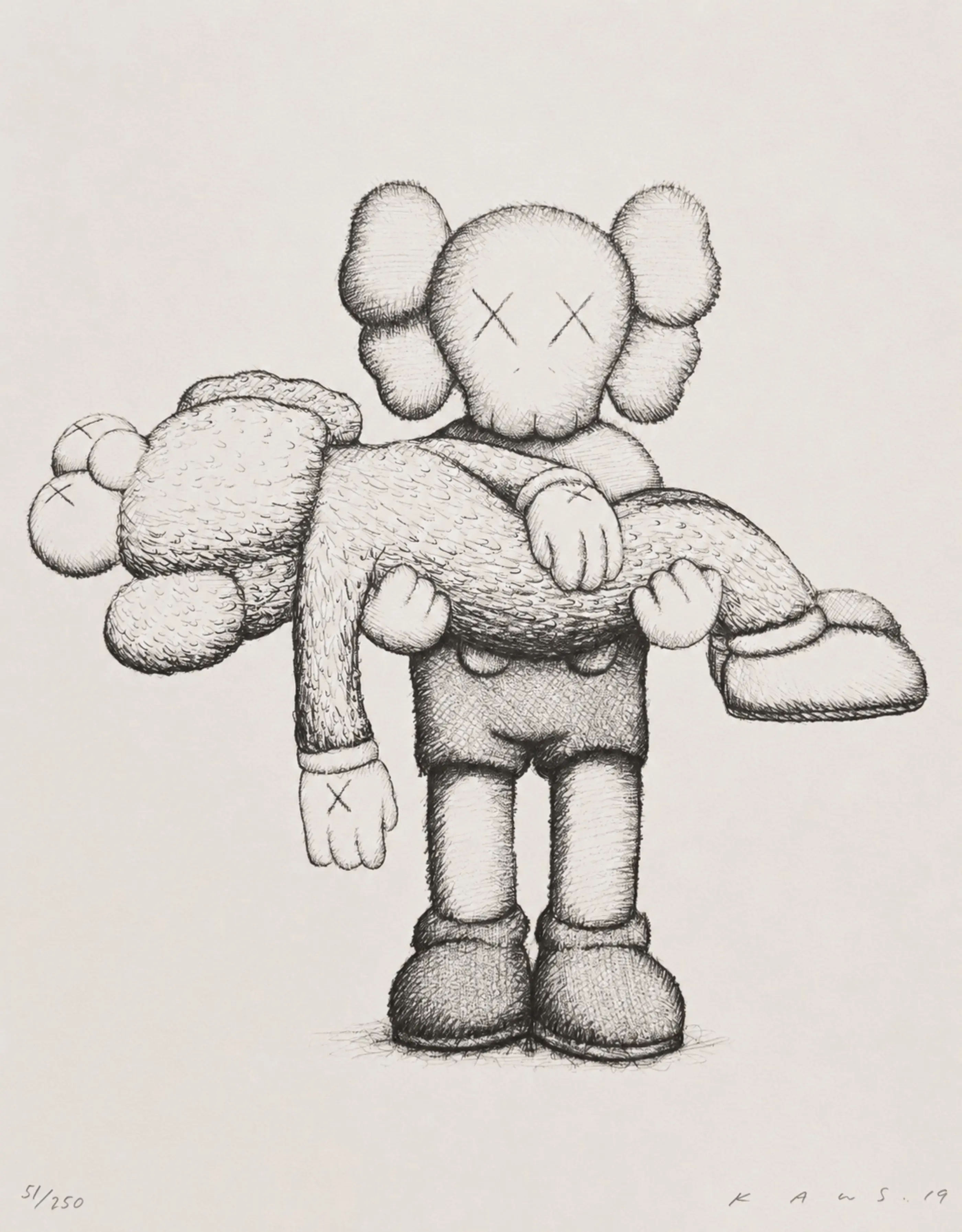 KAWS - NGV Companionship in the Age of Loneliness… | Hang-Up Gallery