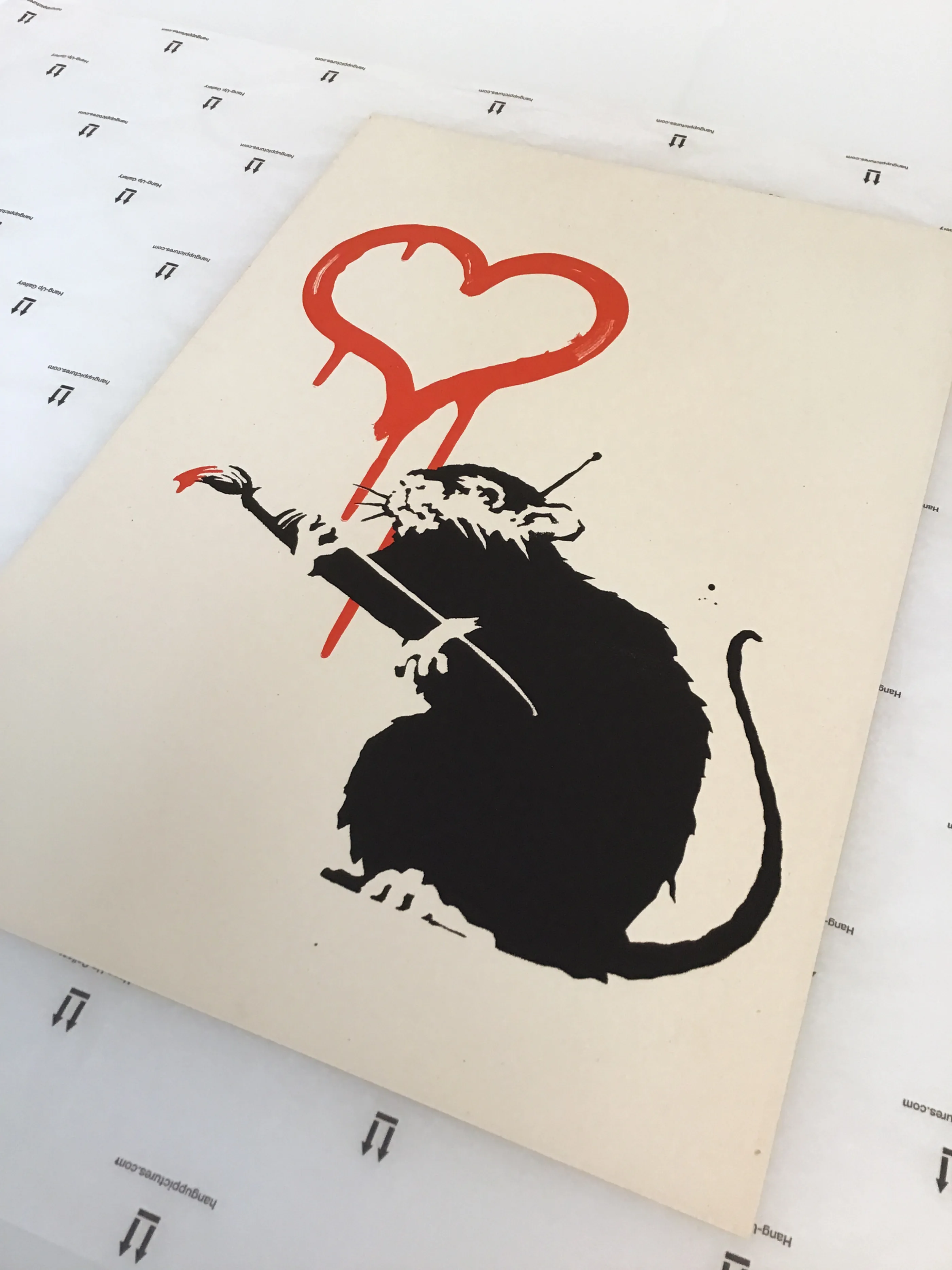 Banksy - Love Rat - Unsigned | Hang-Up Gallery