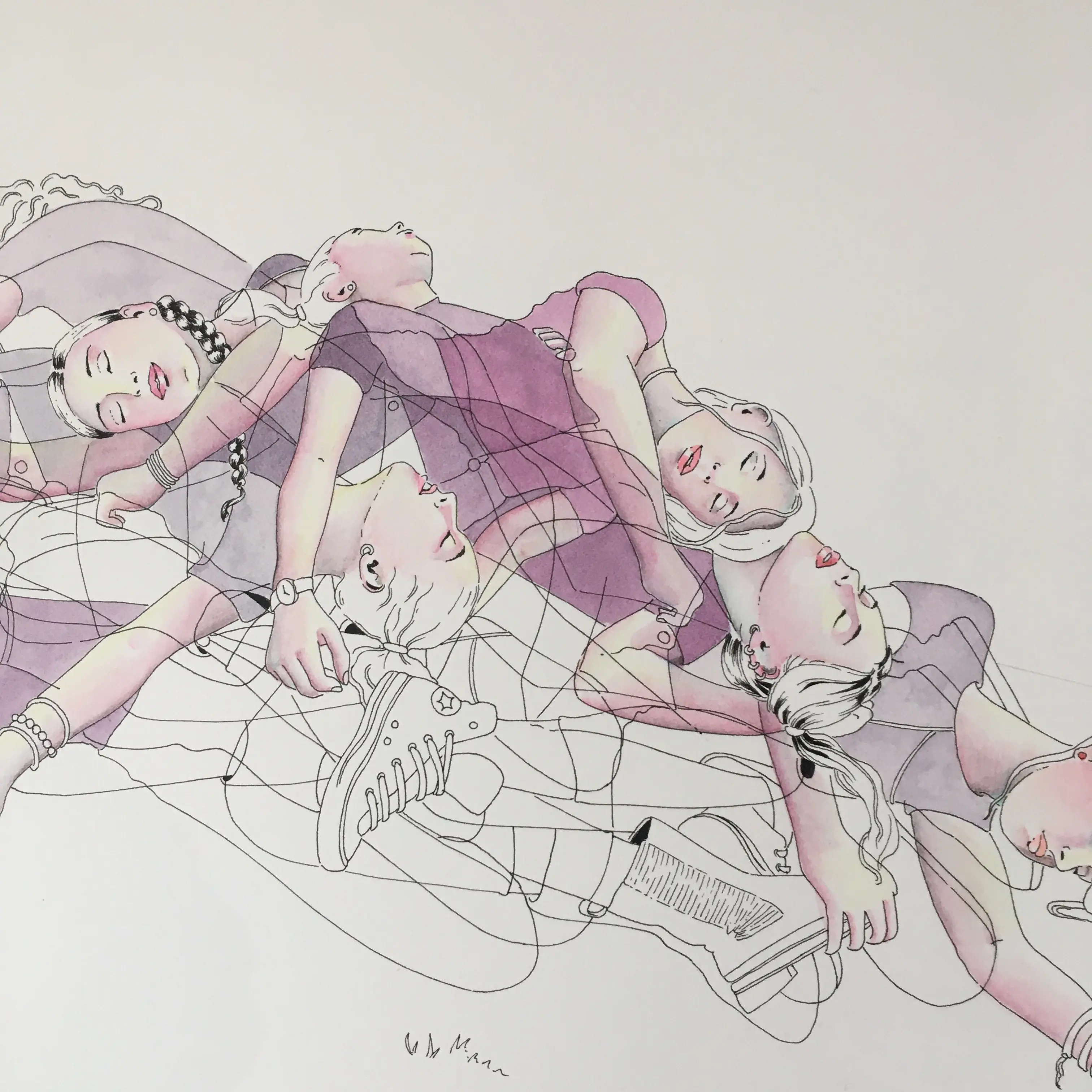 "All Hysterical" work in progress shot