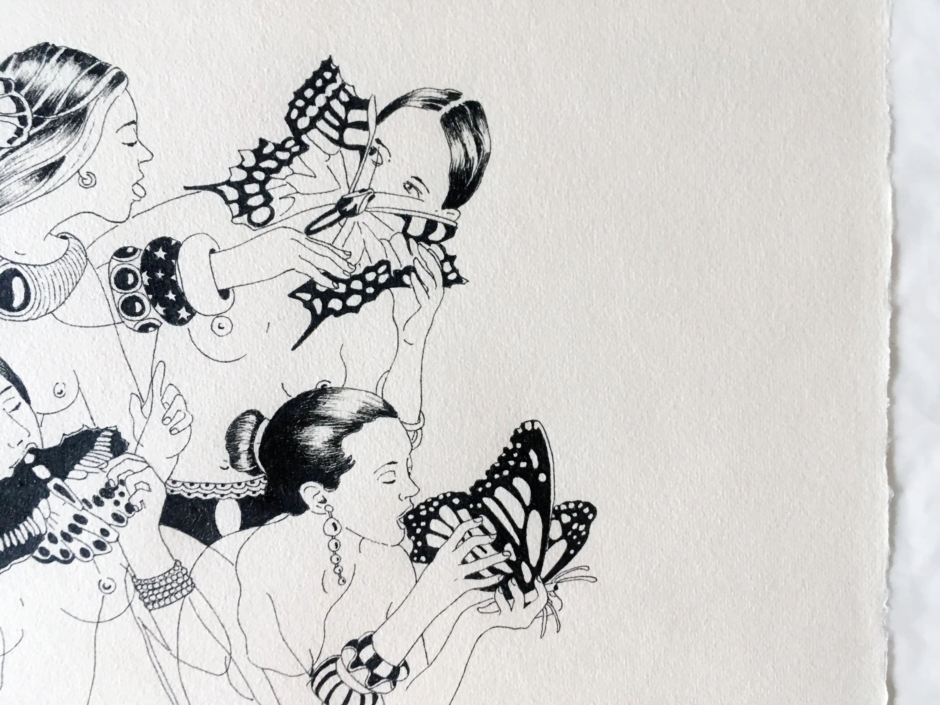 Detail of Feast, 2022.