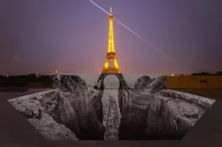 Trompe l’oeil, Les Falaises du Trocadéro, 25 mai 2021, 22h18, Paris, France, 2021 image 1