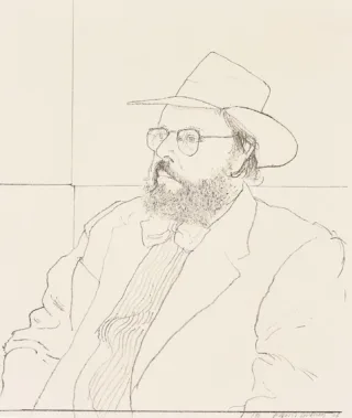 Henry Geldzahler with Hat image 1