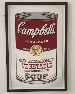 Campbell's Soup II, Old Fashioned Vegetable (F. & S. II.54) image 2