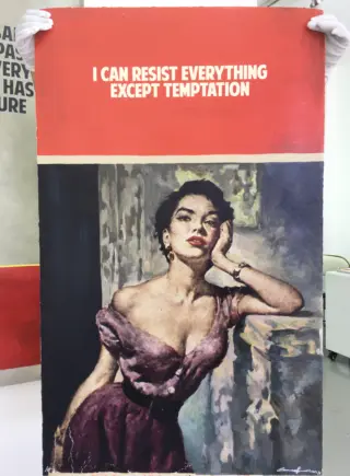 I Can Resist Everything Except Temptation - Hand-Finished image 2