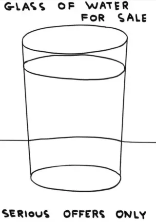 Untitled (Glass of Water for Sale) image 2