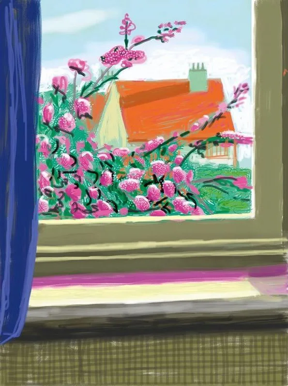 iPad Drawing No. 610, iPad Drawing No. 281, iPad Drawing No. 778 by David Hockney