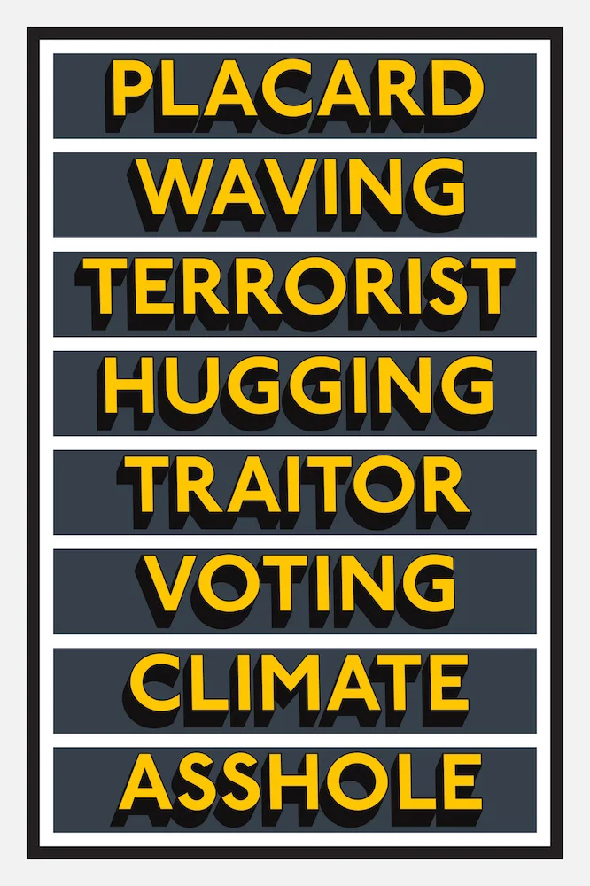 PLACARD WAVING