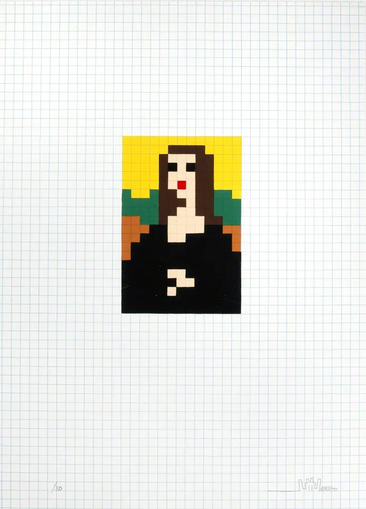 Low Res Mona Lisa - Signed