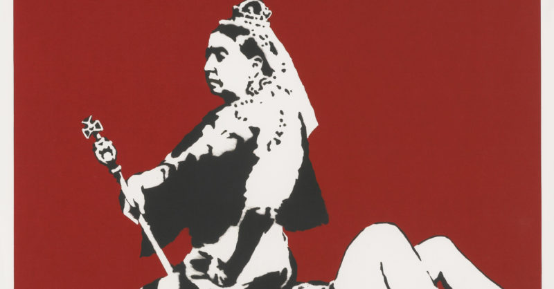 Banksy – Queen Vic - Signed | Editions | Hang-Up Gallery