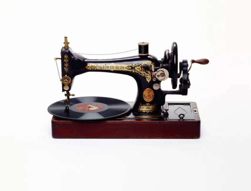 Sewing Machine Record Player, original, 2011.