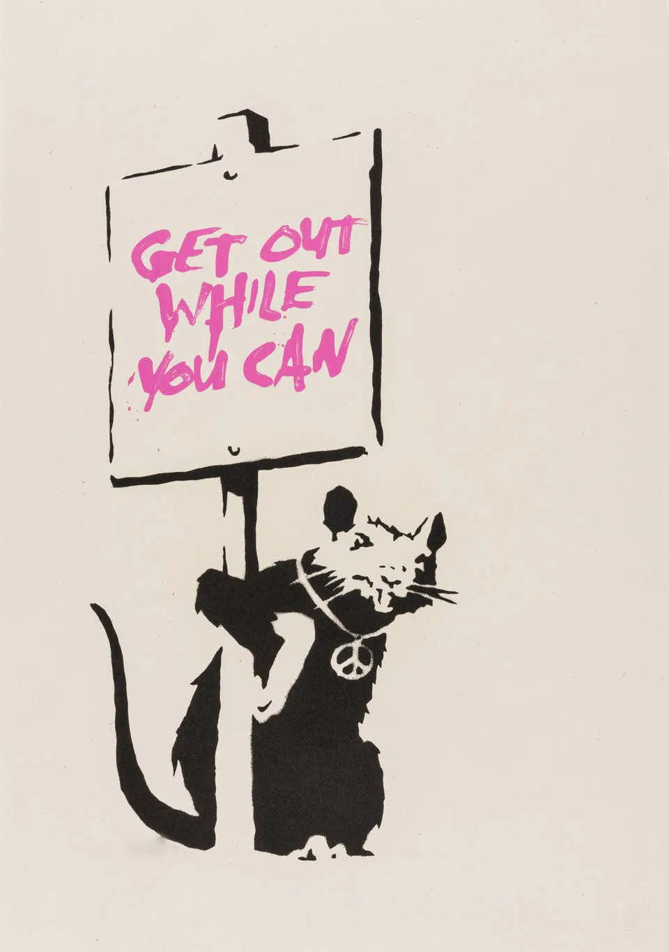 Get Out While You Can (Pink) - Unsigned