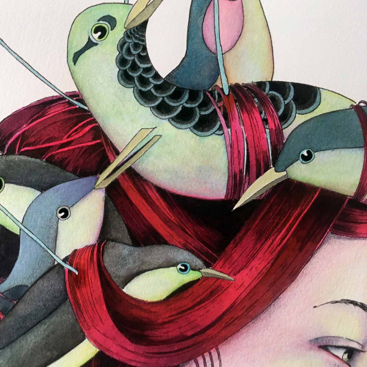 Detail of Horn, 2022.