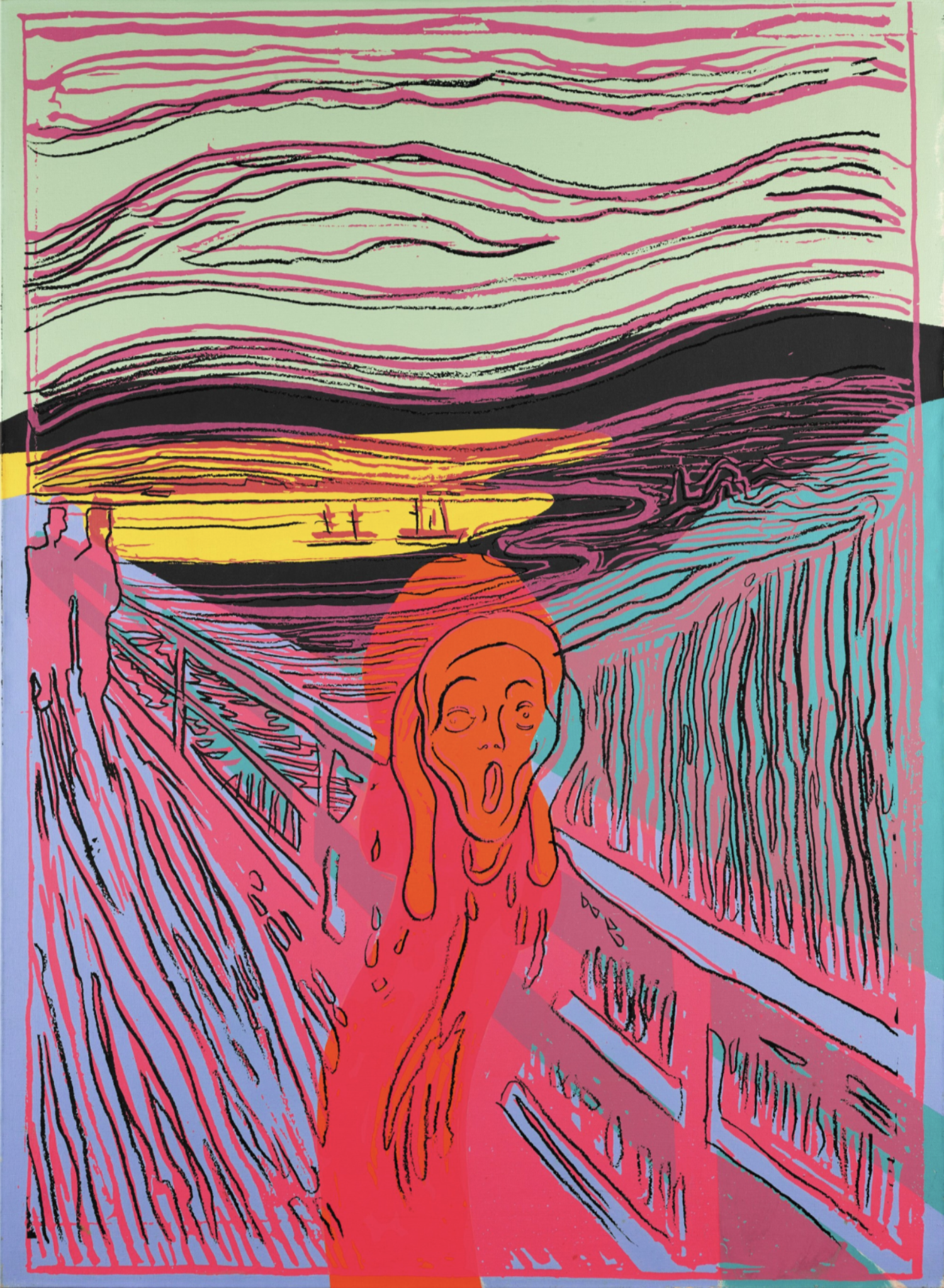 Andy Warhol, The Scream (After Munch)