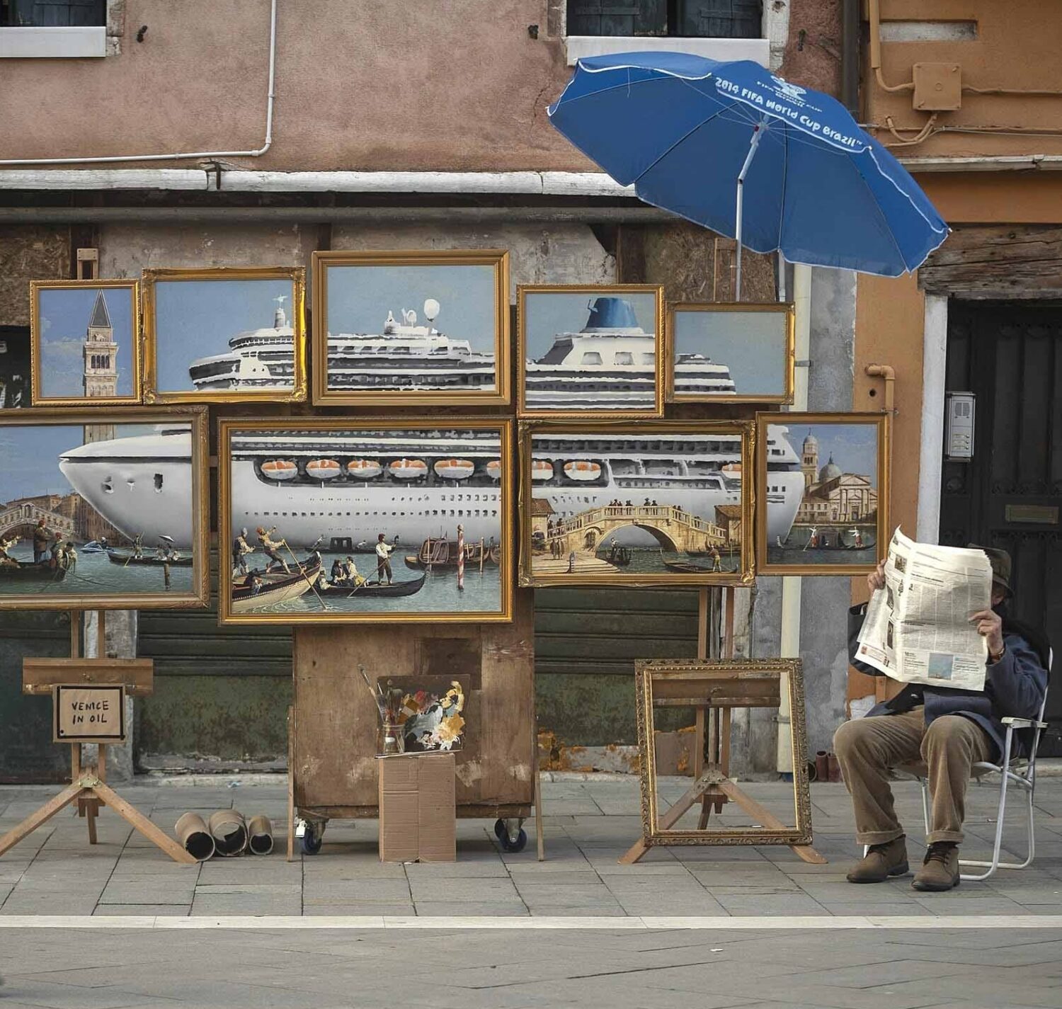 Banksy, Venice in Oil