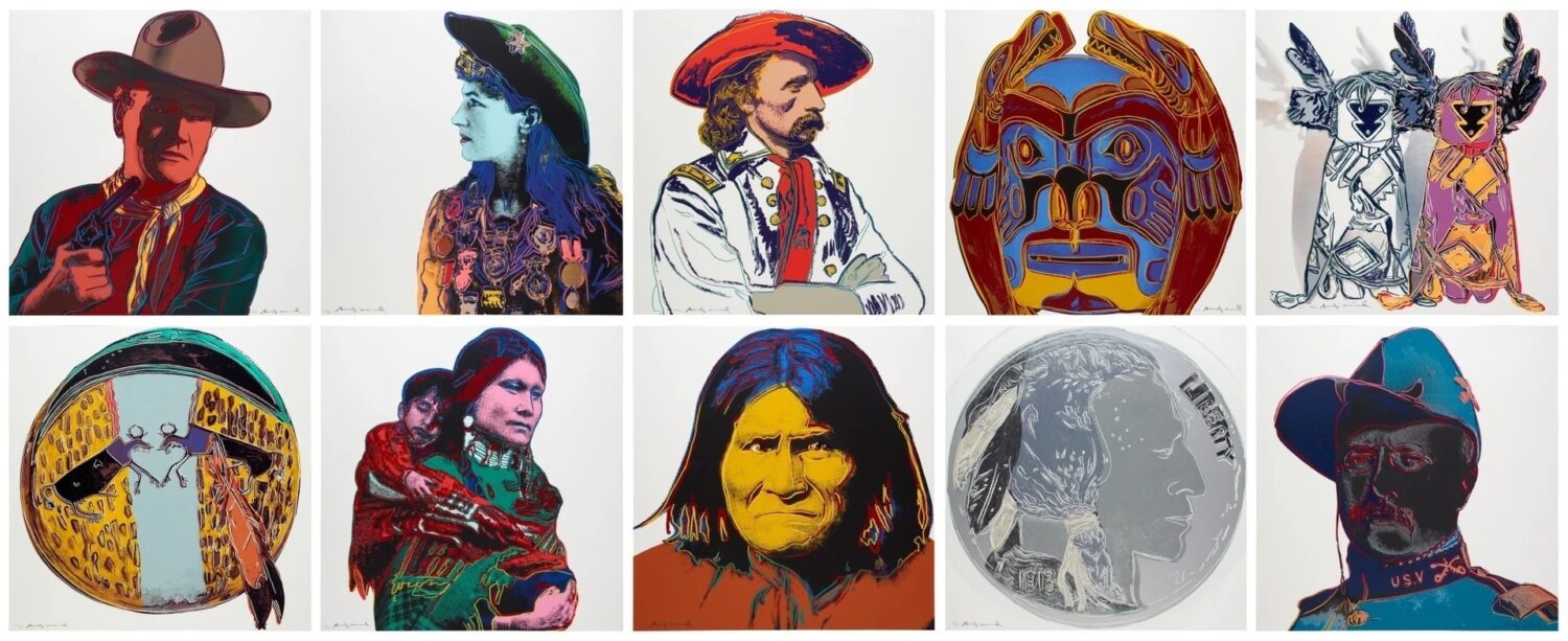Andy Warhol, Cowboys And Indians (complete set), Sotheby's, New York, 21 April 2022, £771,853